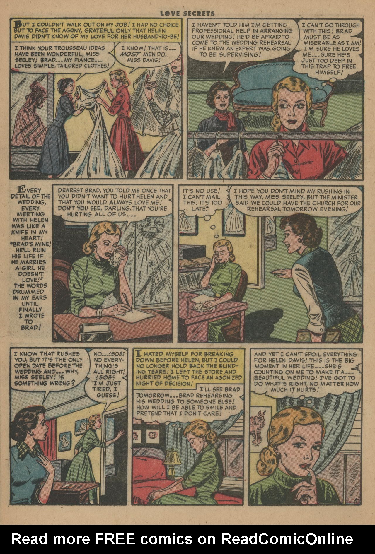 Read online Love Secrets (1953) comic -  Issue #40 - 16