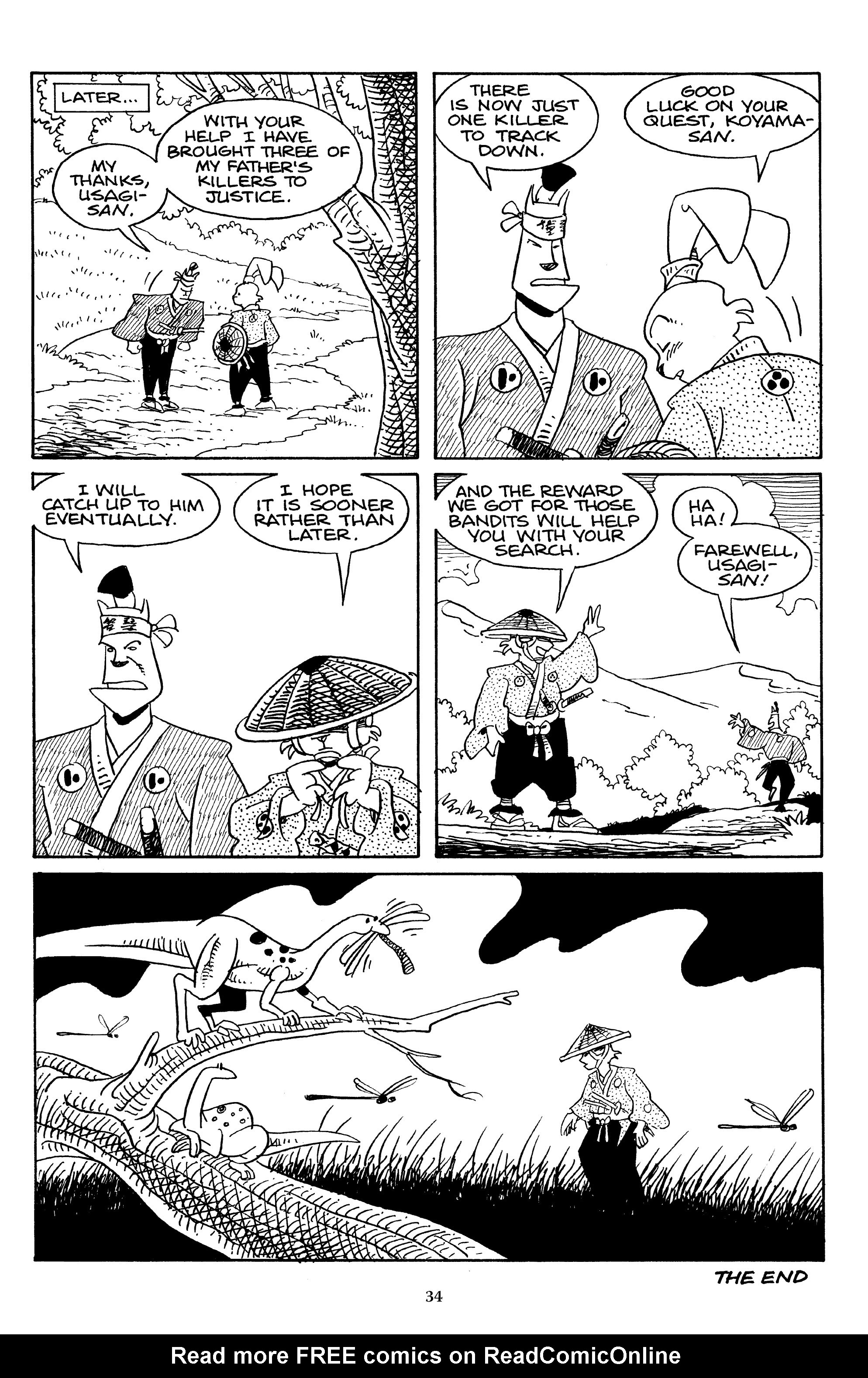 Read online The Usagi Yojimbo Saga comic -  Issue # TPB 4 - 34