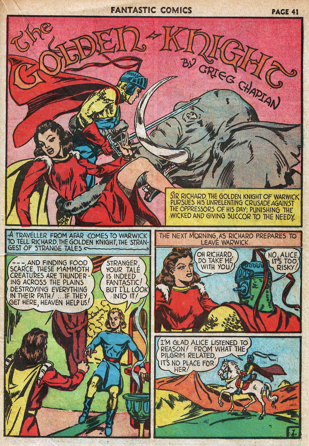 Read online Fantastic Comics comic -  Issue #18 - 43