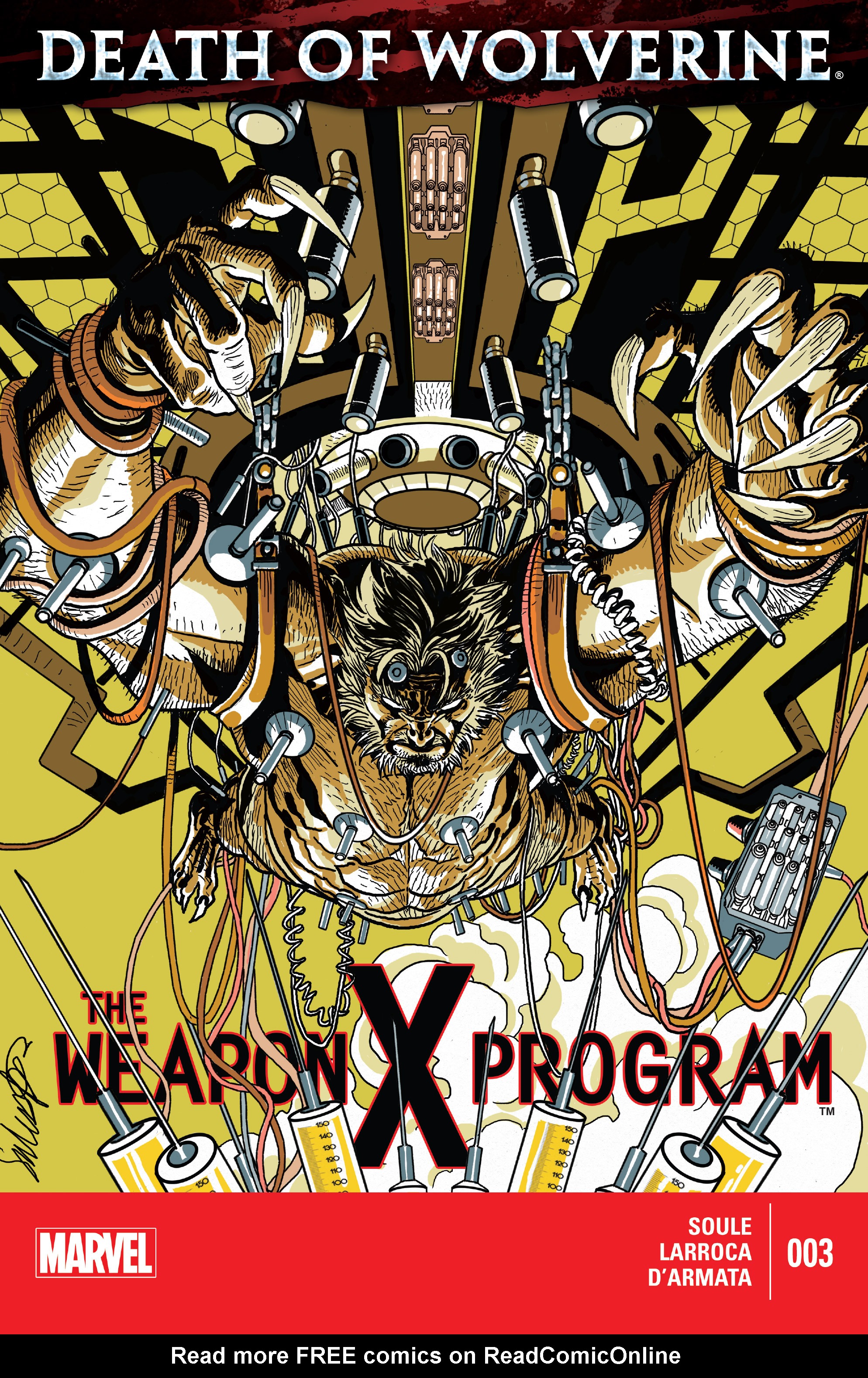 Read online Death of Wolverine: The Weapon X Program comic -  Issue #3 - 1