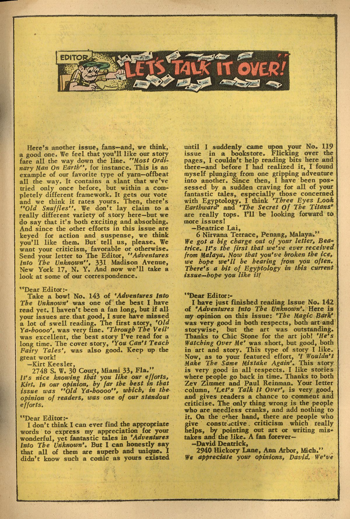 Read online Adventures Into The Unknown comic -  Issue #148 - 15