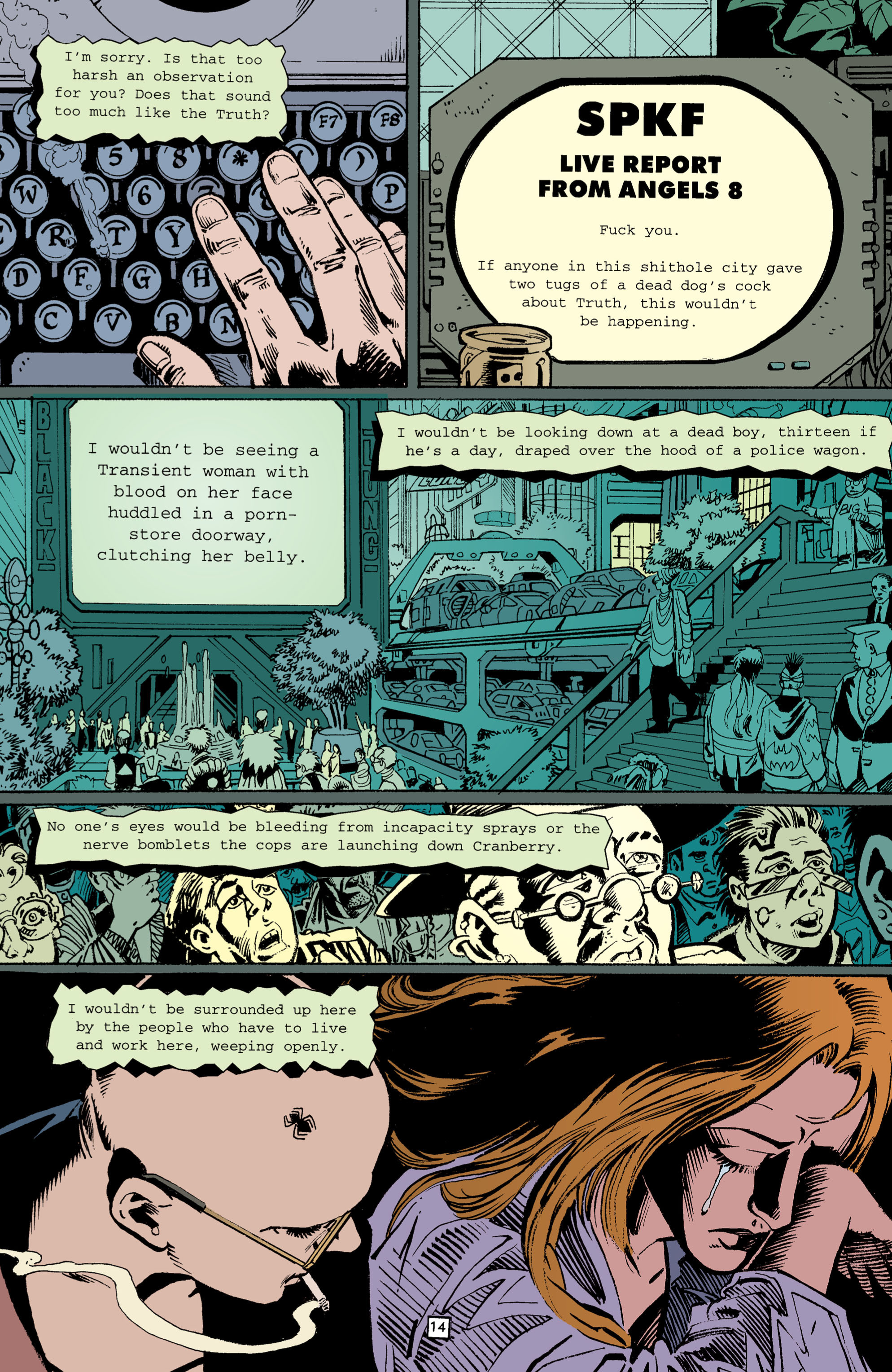 Read online Transmetropolitan comic -  Issue #3 - 14