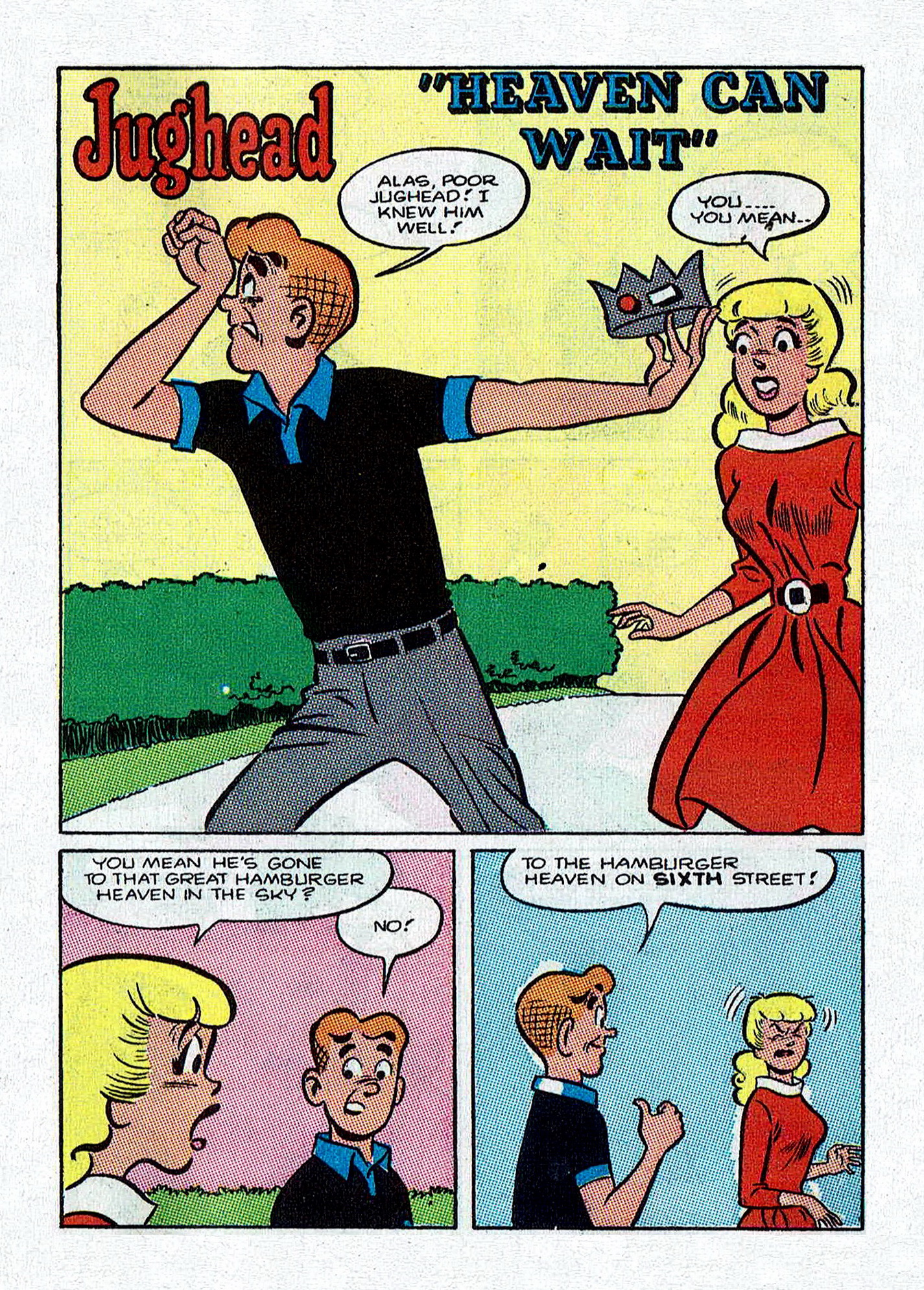 Read online Jughead Jones Comics Digest comic -  Issue #75 - 85