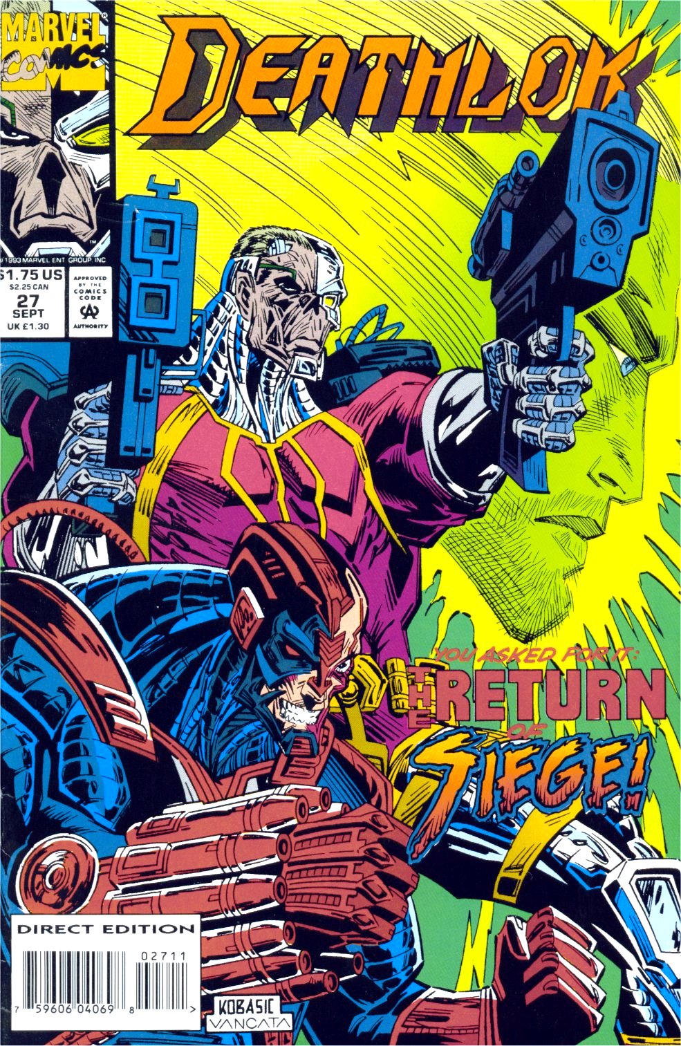 Read online Deathlok (1991) comic -  Issue #27 - 1