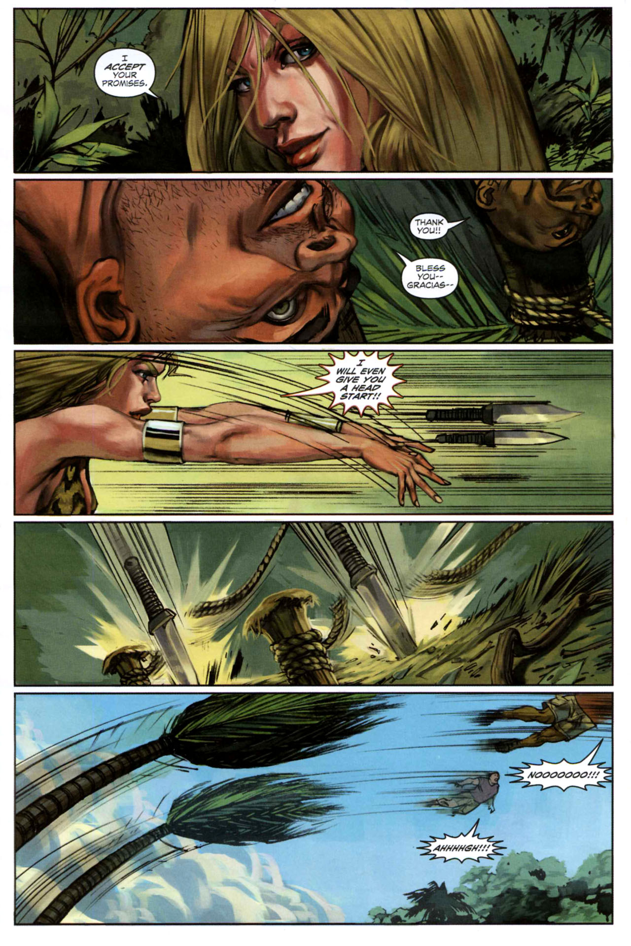 Read online Sheena - Trail of the Mapinguari comic -  Issue # Full - 9
