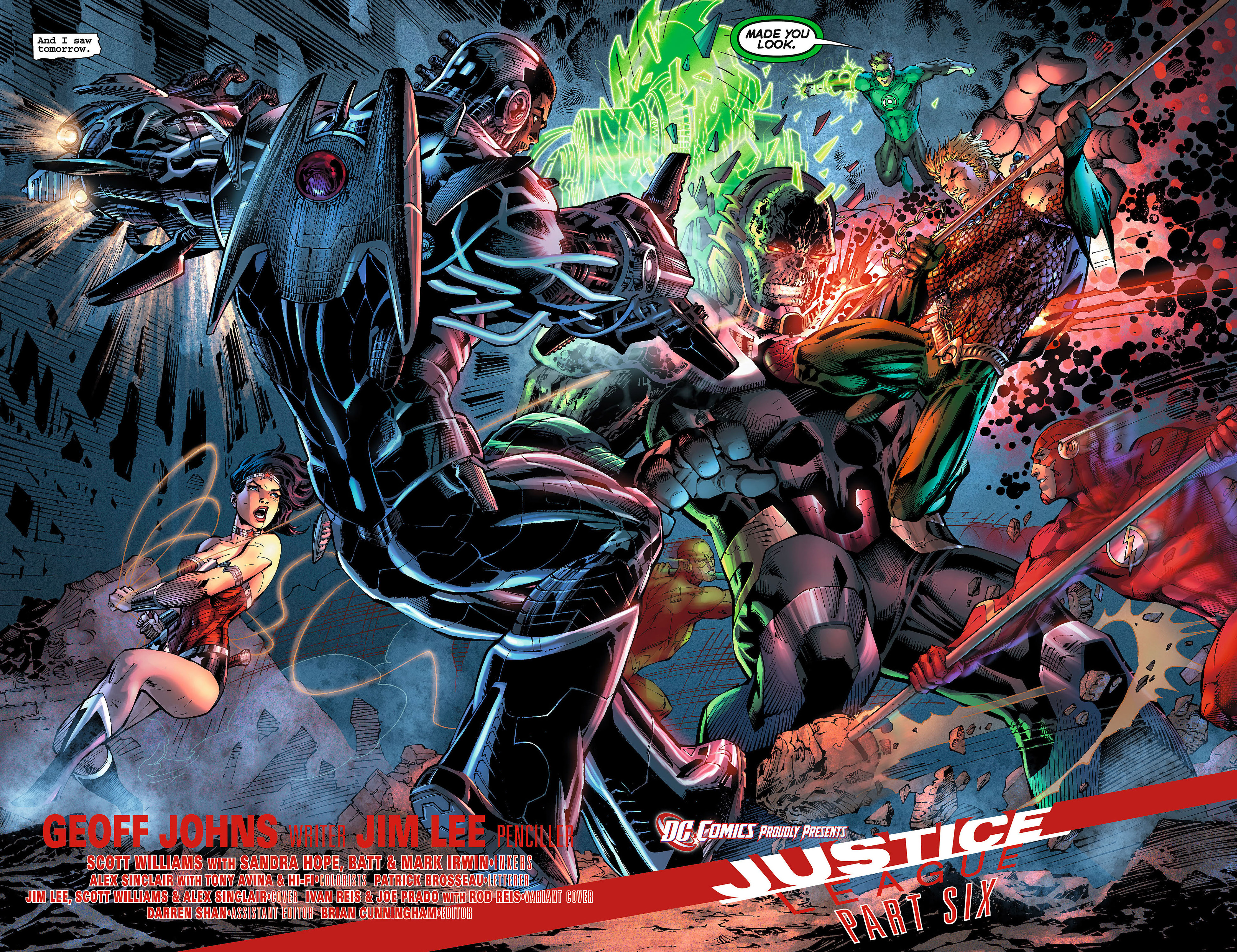 Read online Justice League (2011) comic -  Issue #6 - 7
