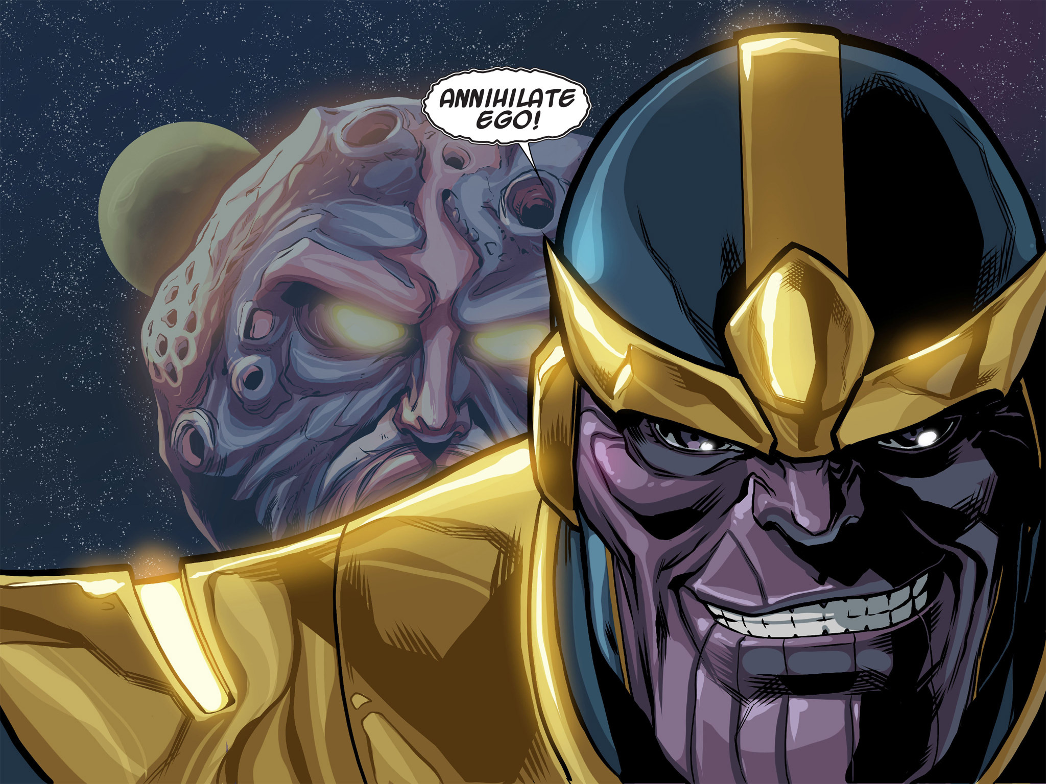 Read online Thanos: A God Up There Listening comic -  Issue # TPB - 76