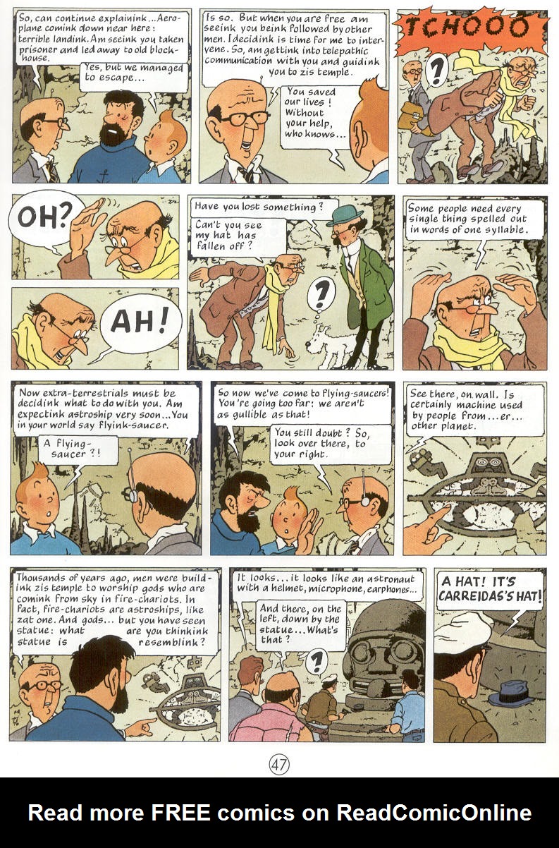 Read online The Adventures of Tintin comic -  Issue #22 - 48