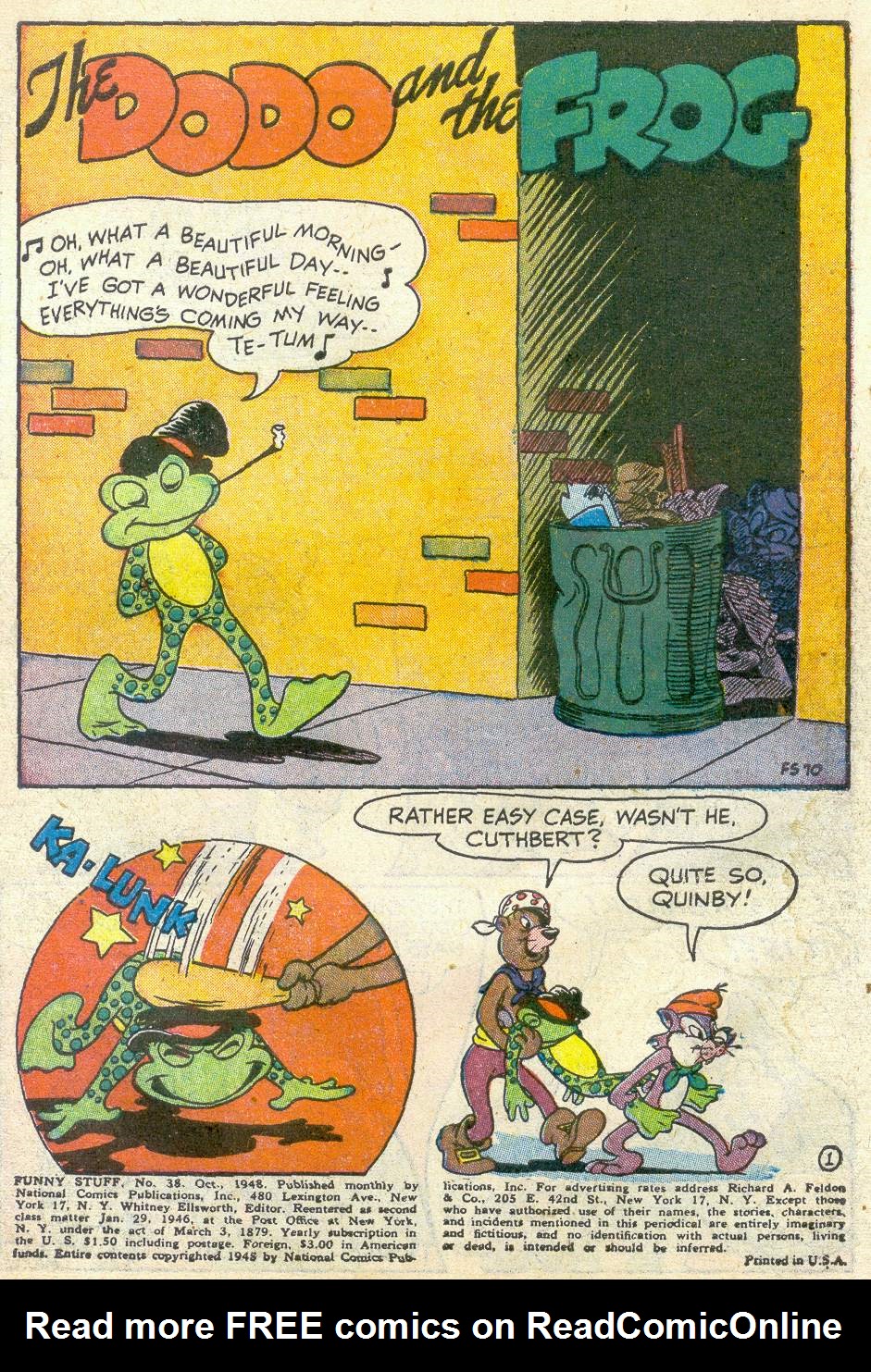 Read online Funny Stuff comic -  Issue #38 - 3
