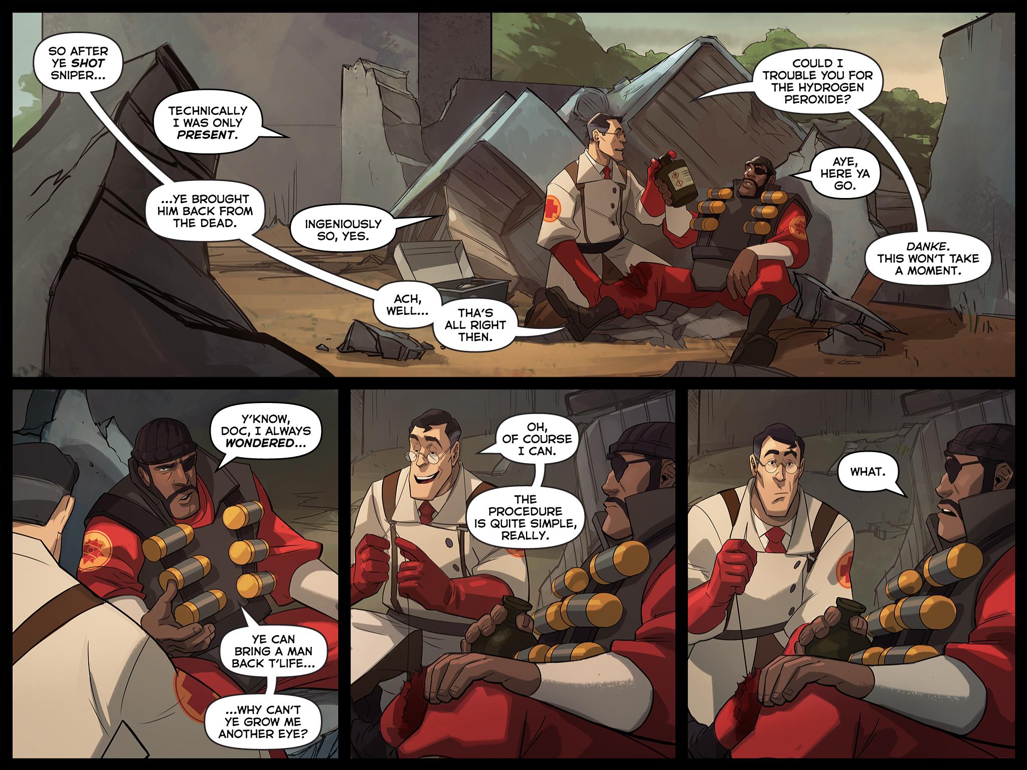 Read online Team Fortress 2 comic -  Issue #6 - 90