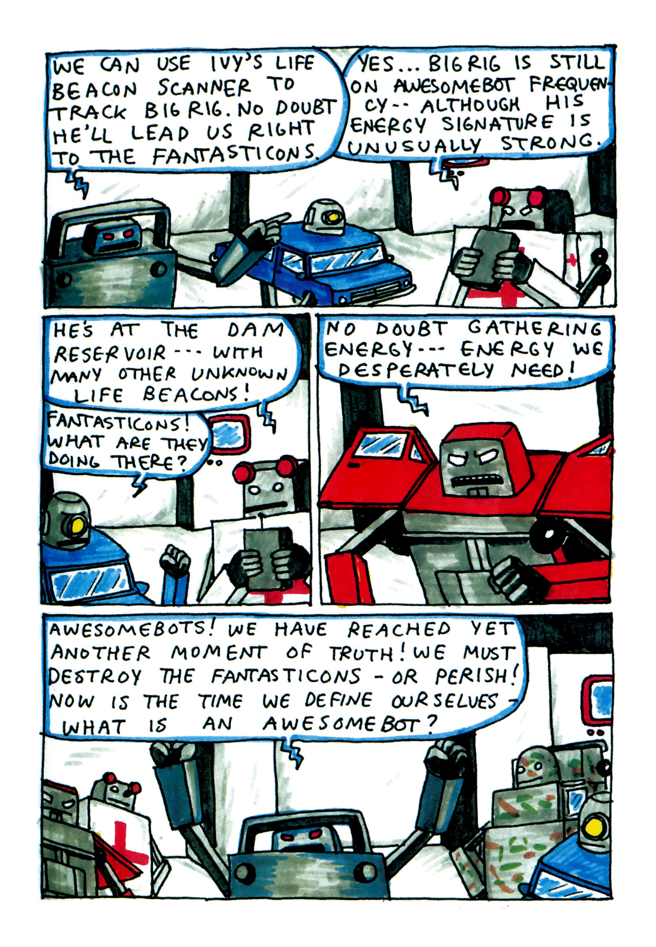 Read online Incredible Change-Bots comic -  Issue # TPB 1 - 115