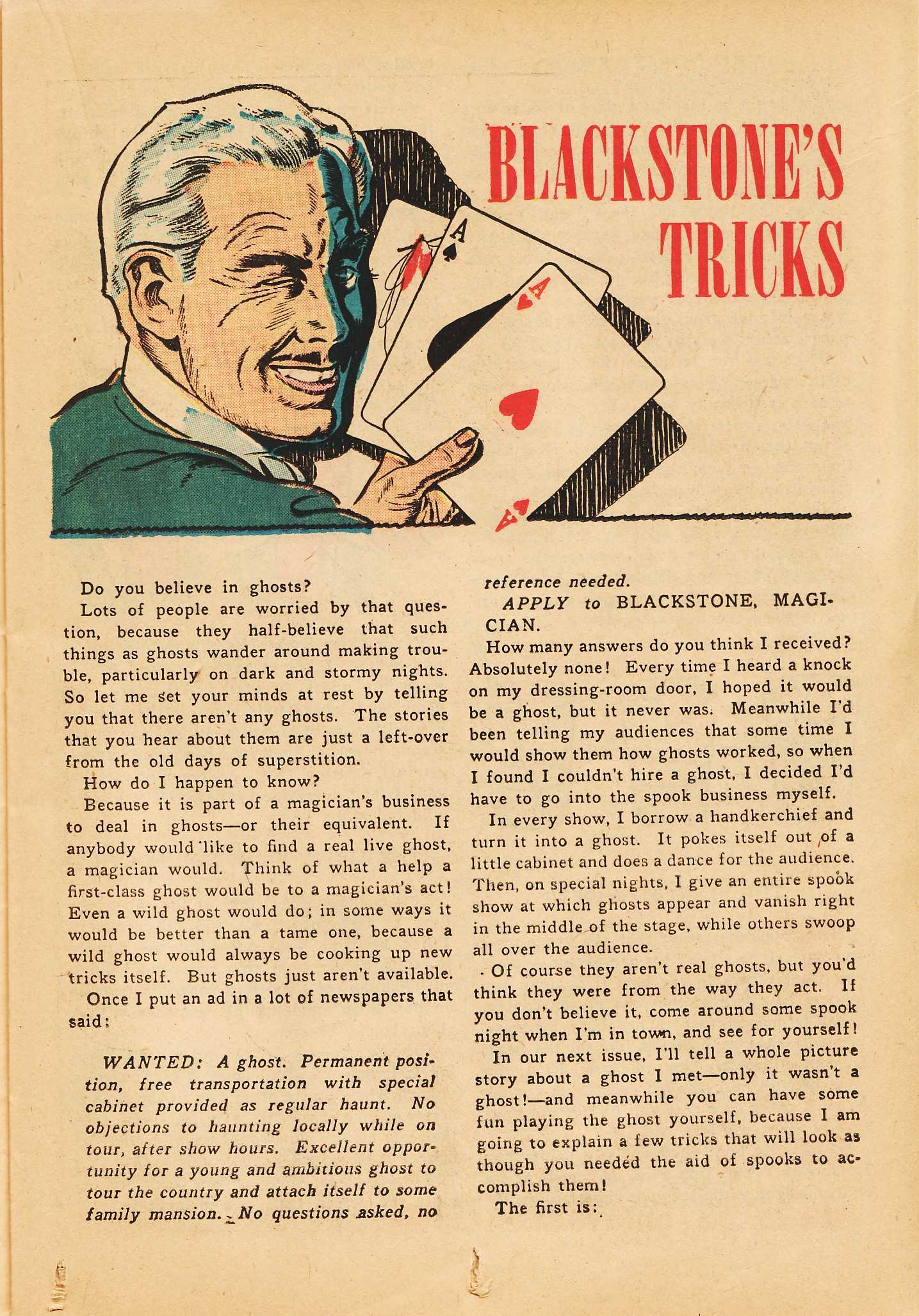 Read online Super-Magician Comics comic -  Issue #22 - 27