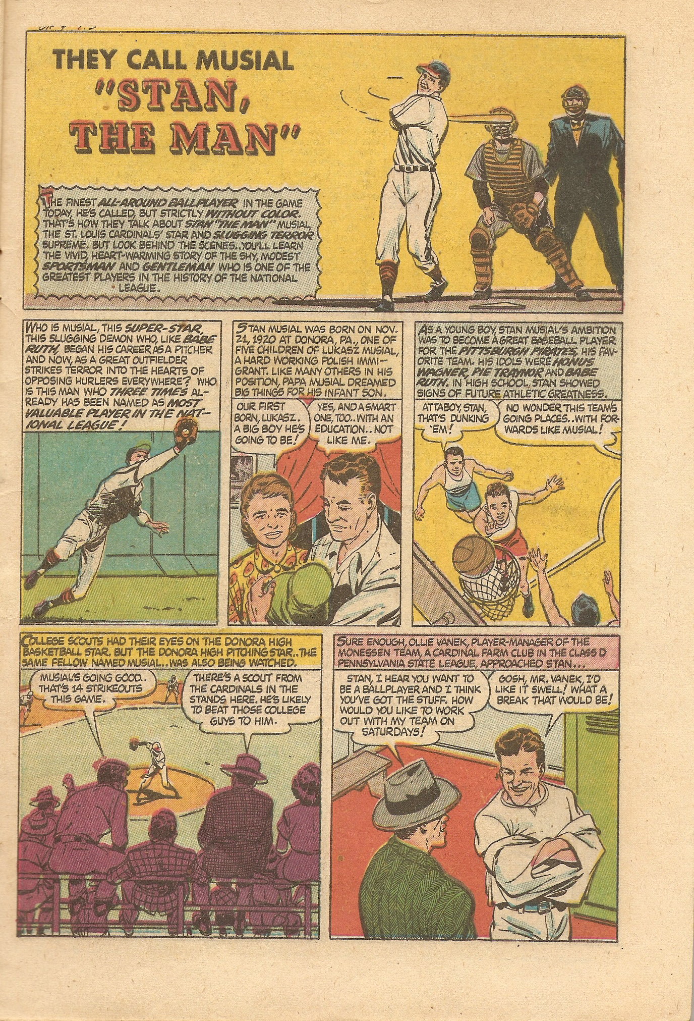 Read online Babe Ruth Sports Comics comic -  Issue #9 - 5