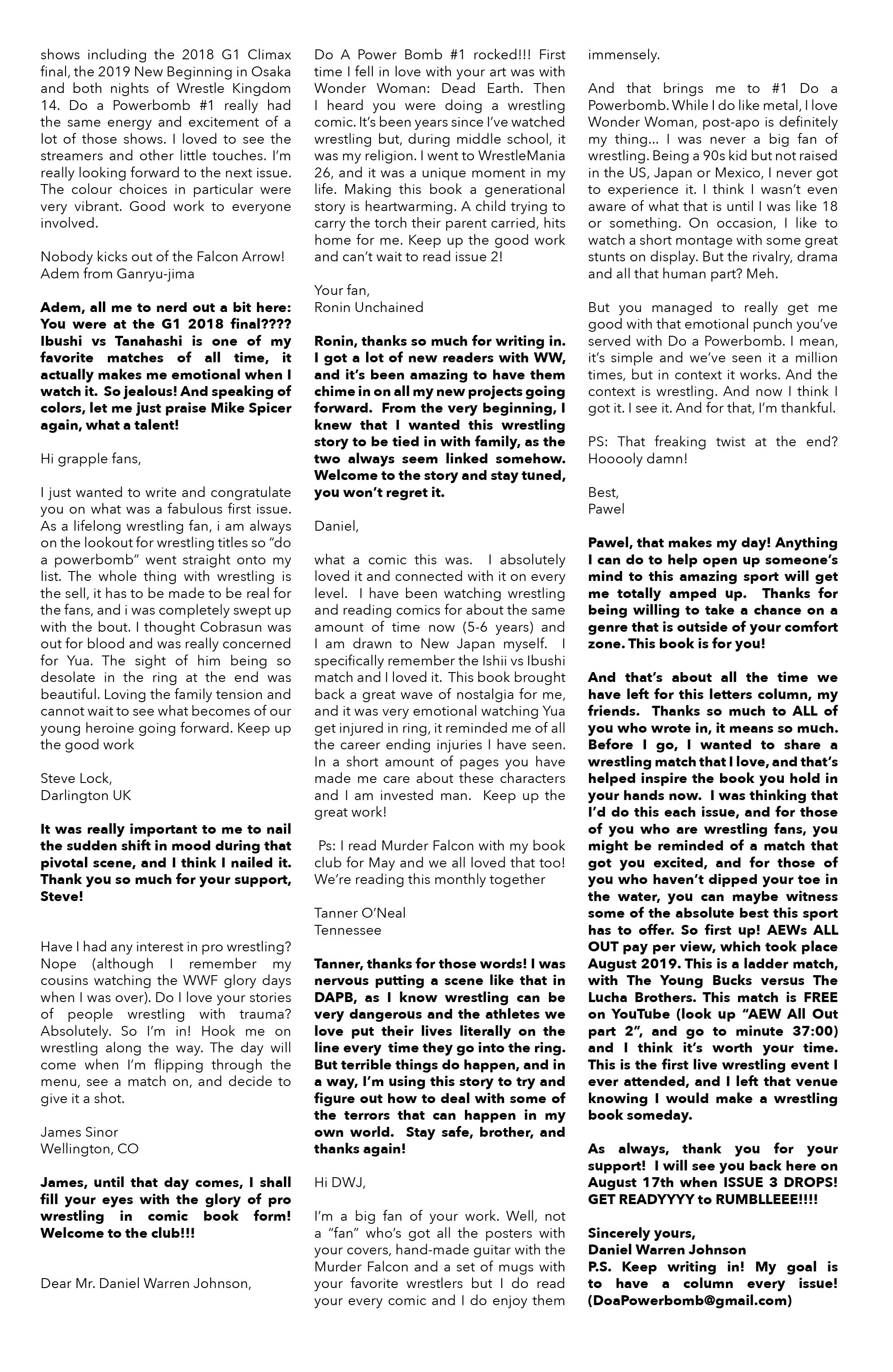 Read online Do a Powerbomb comic -  Issue #2 - 25