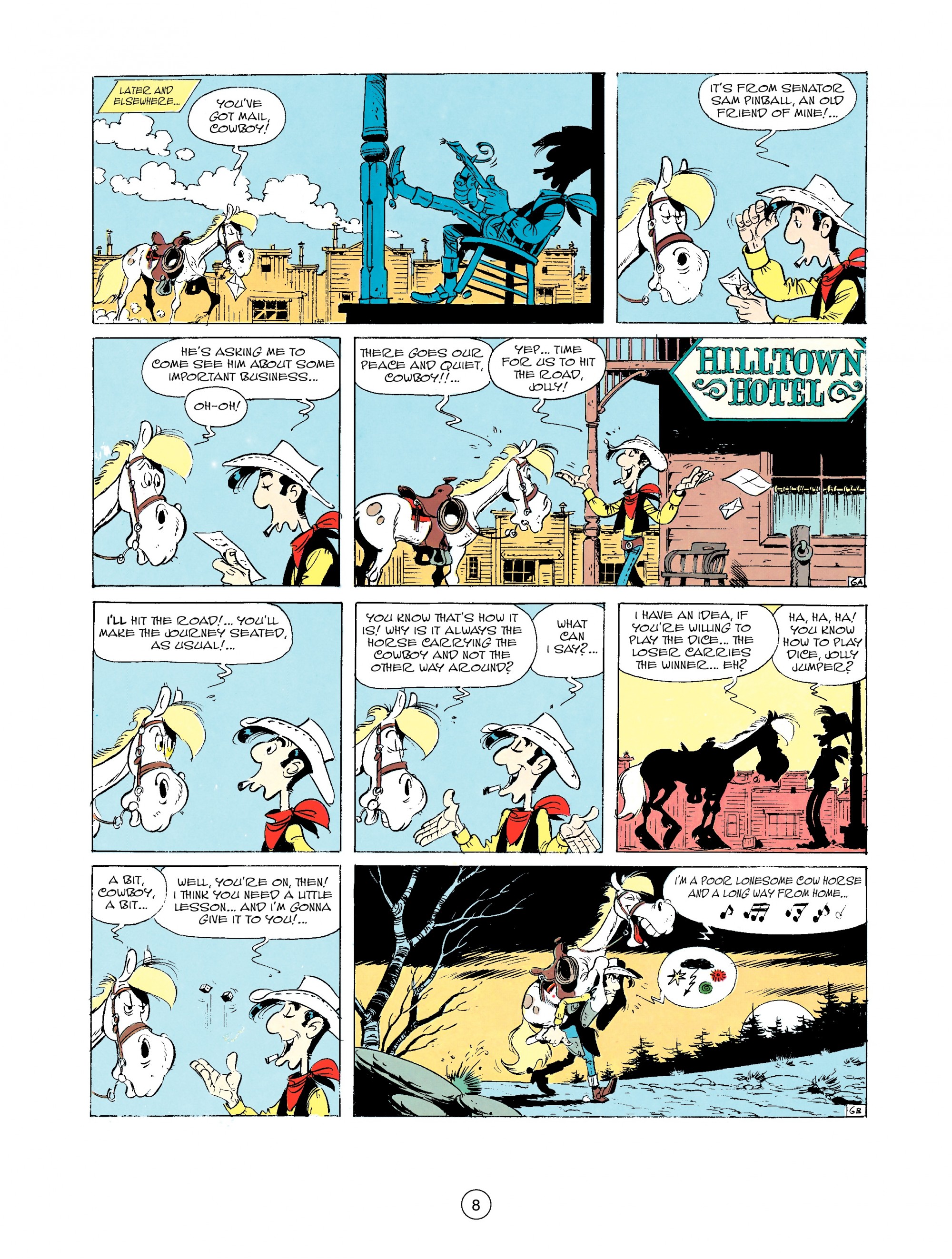 Read online A Lucky Luke Adventure comic -  Issue #33 - 8