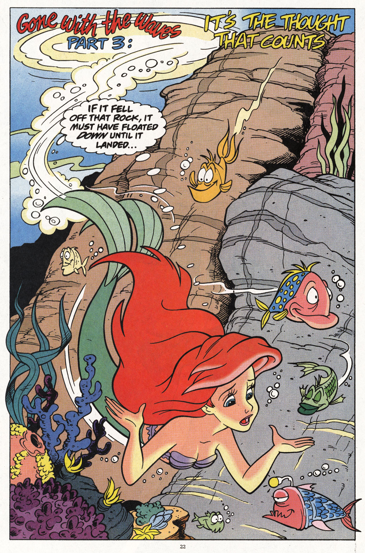Read online Disney's The Little Mermaid comic -  Issue #8 - 24