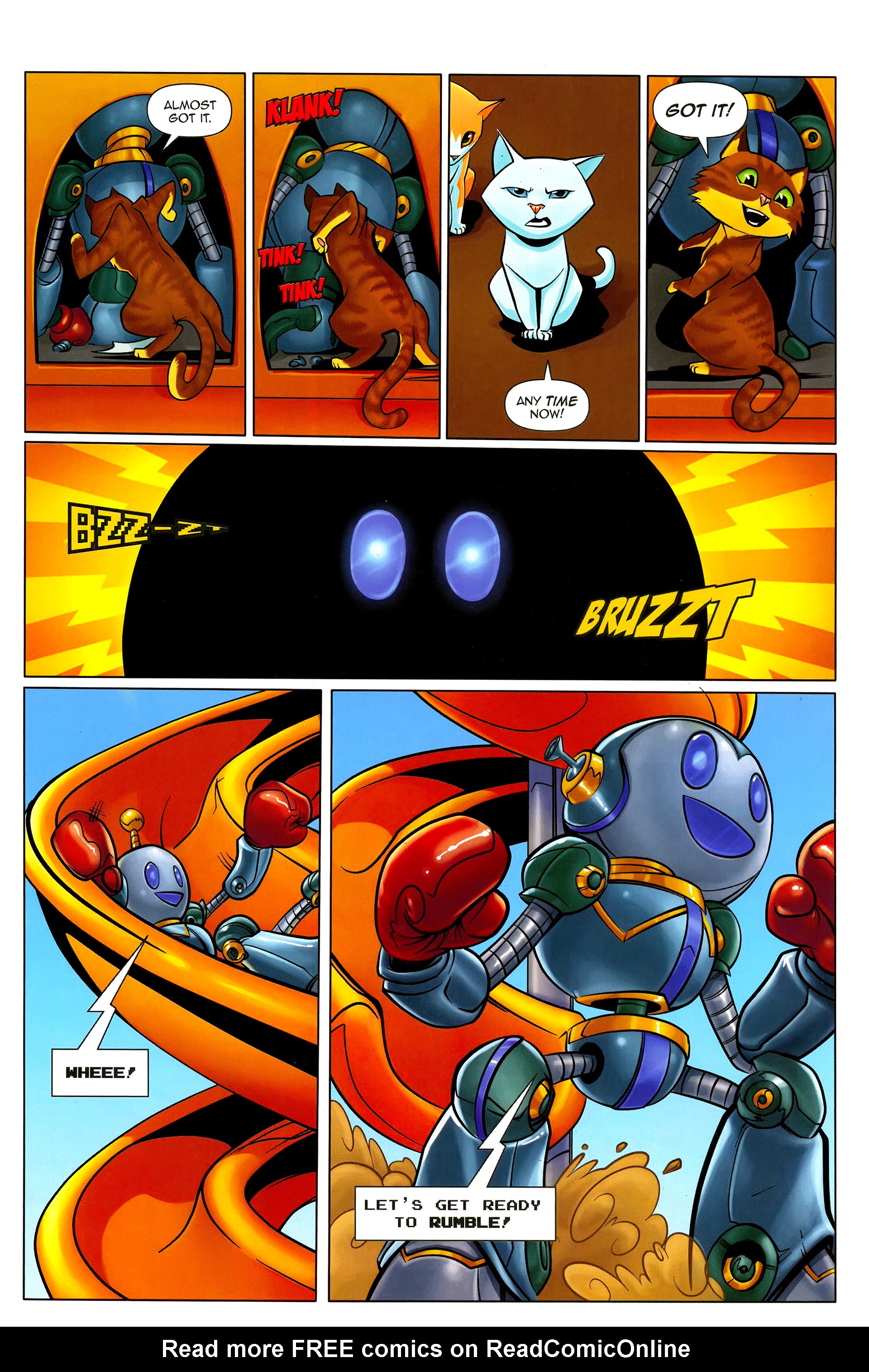 Read online Free Comic Book Day 2015 comic -  Issue # Gronk-Hero Cats - 18