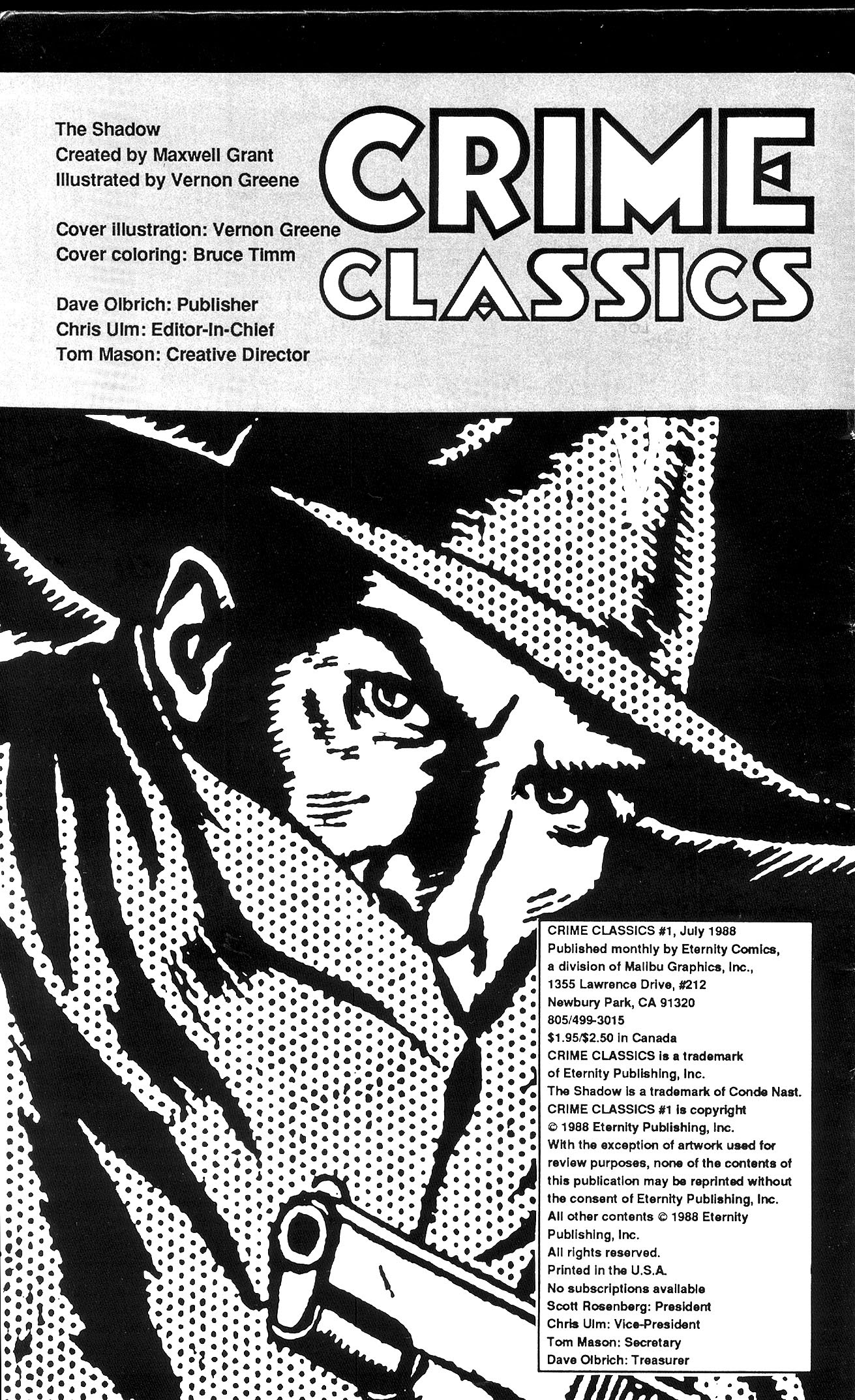 Read online Crime Classics comic -  Issue #1 - 2