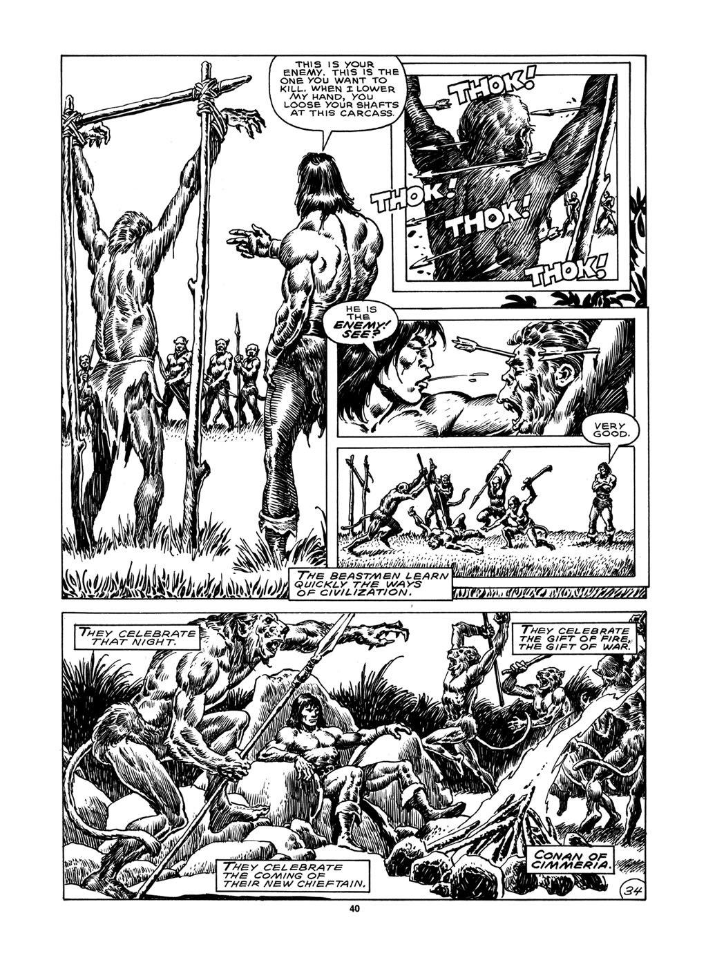 Read online The Savage Sword Of Conan comic -  Issue #151 - 37