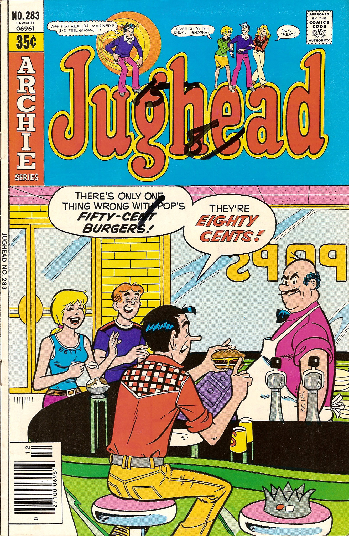 Read online Jughead (1965) comic -  Issue #283 - 1