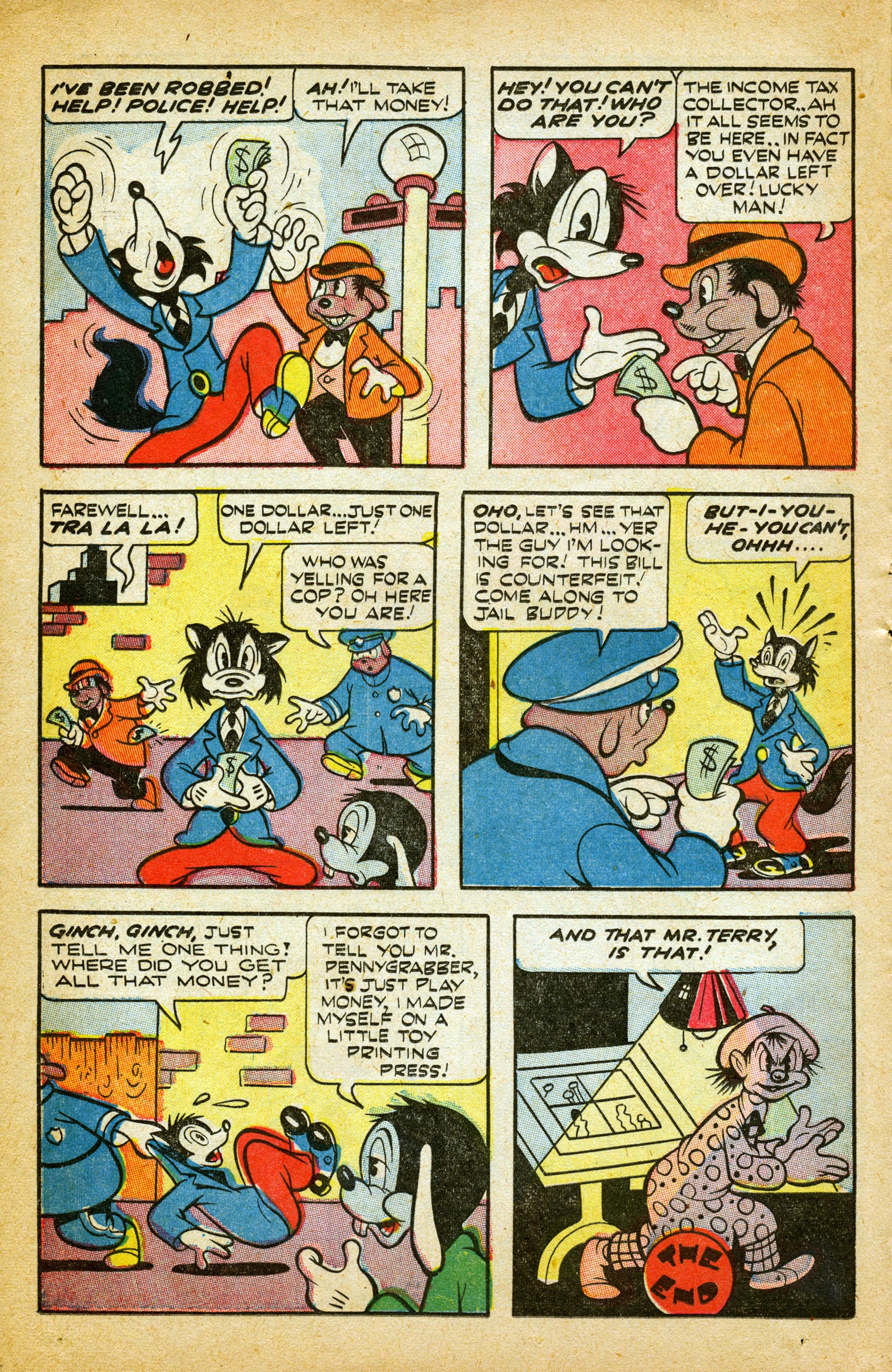 Read online Terry-Toons Comics comic -  Issue #28 - 36