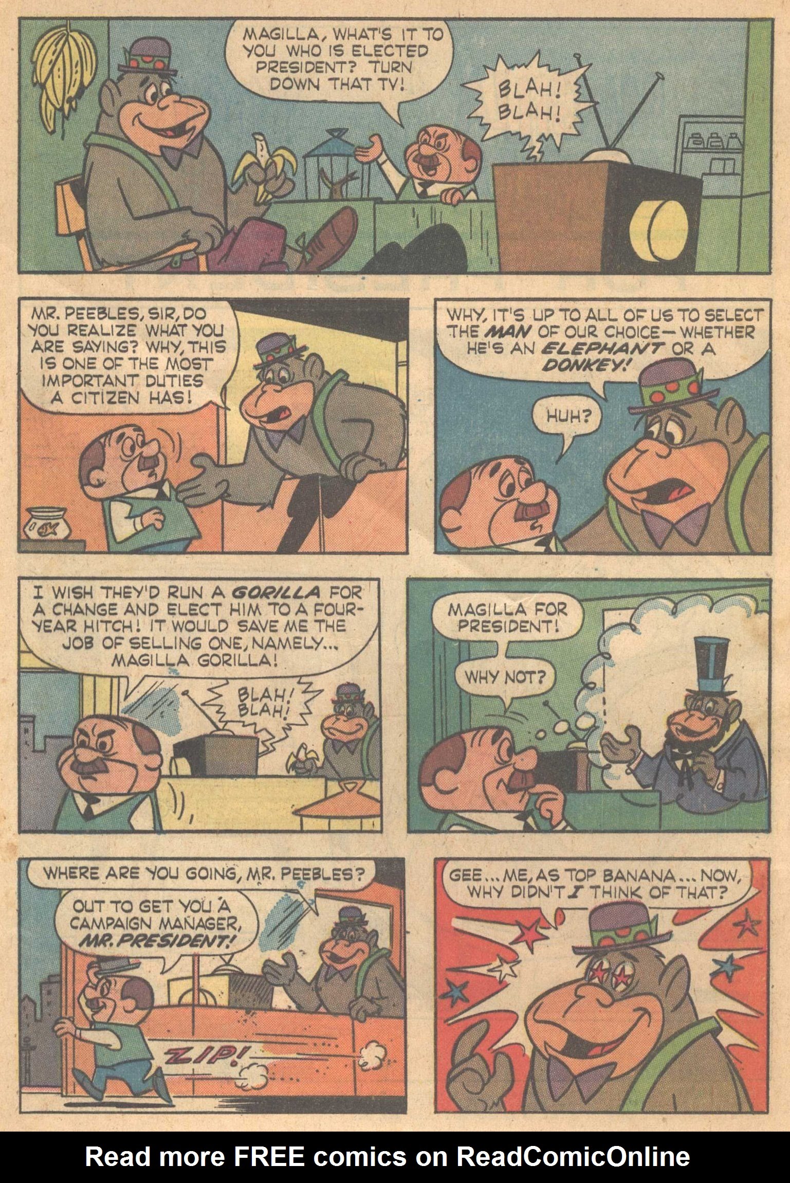 Read online Magilla Gorilla (1964) comic -  Issue #3 - 4