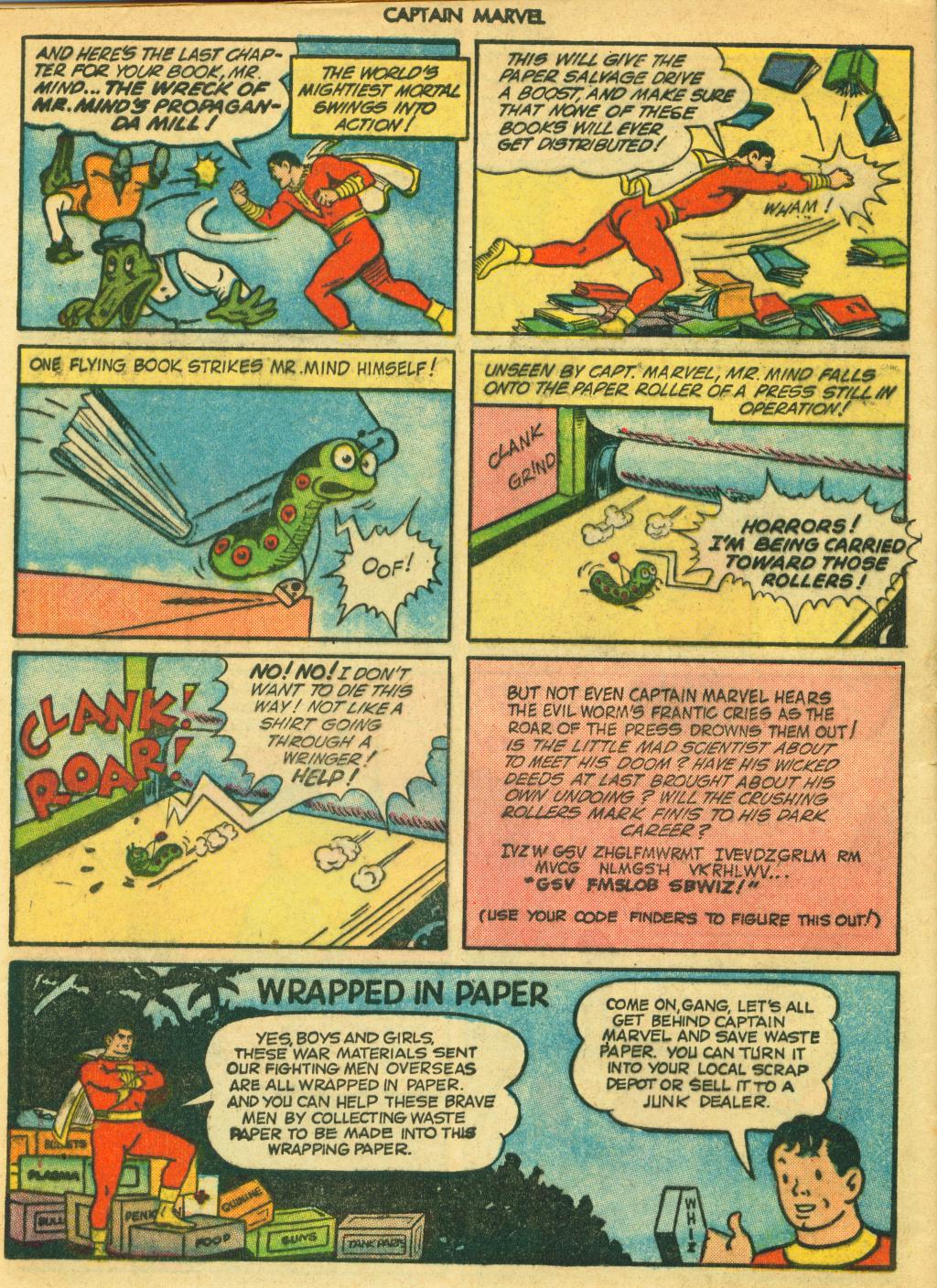 Read online Captain Marvel Adventures comic -  Issue #41 - 48