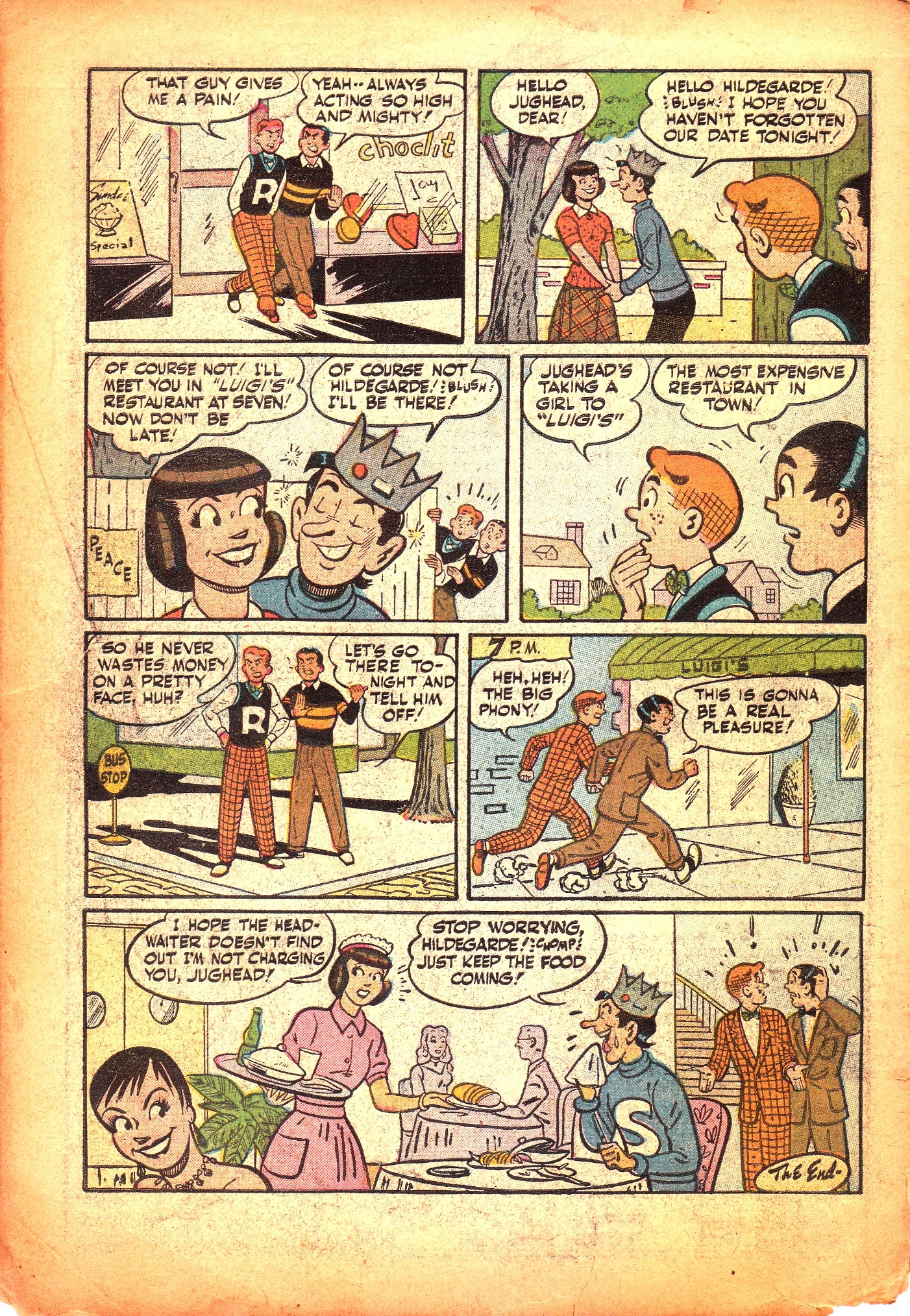 Read online Archie's Pal Jughead comic -  Issue #29 - 34