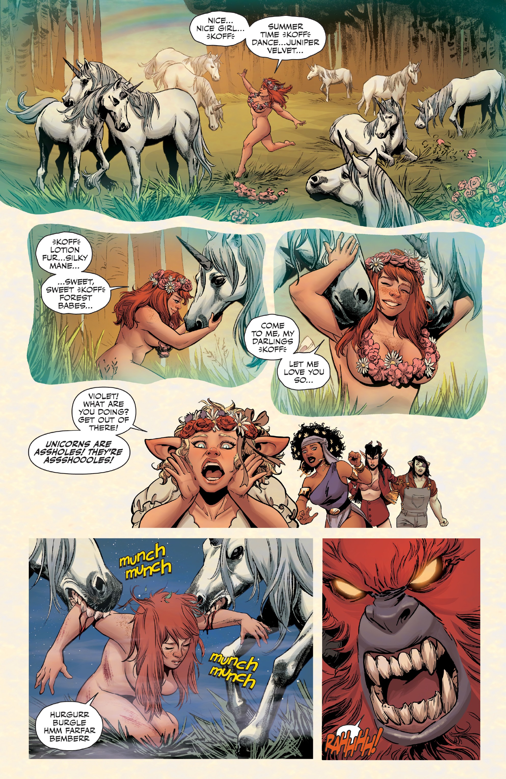 Read online Rat Queens Special: Swamp Romp comic -  Issue # Full - 18