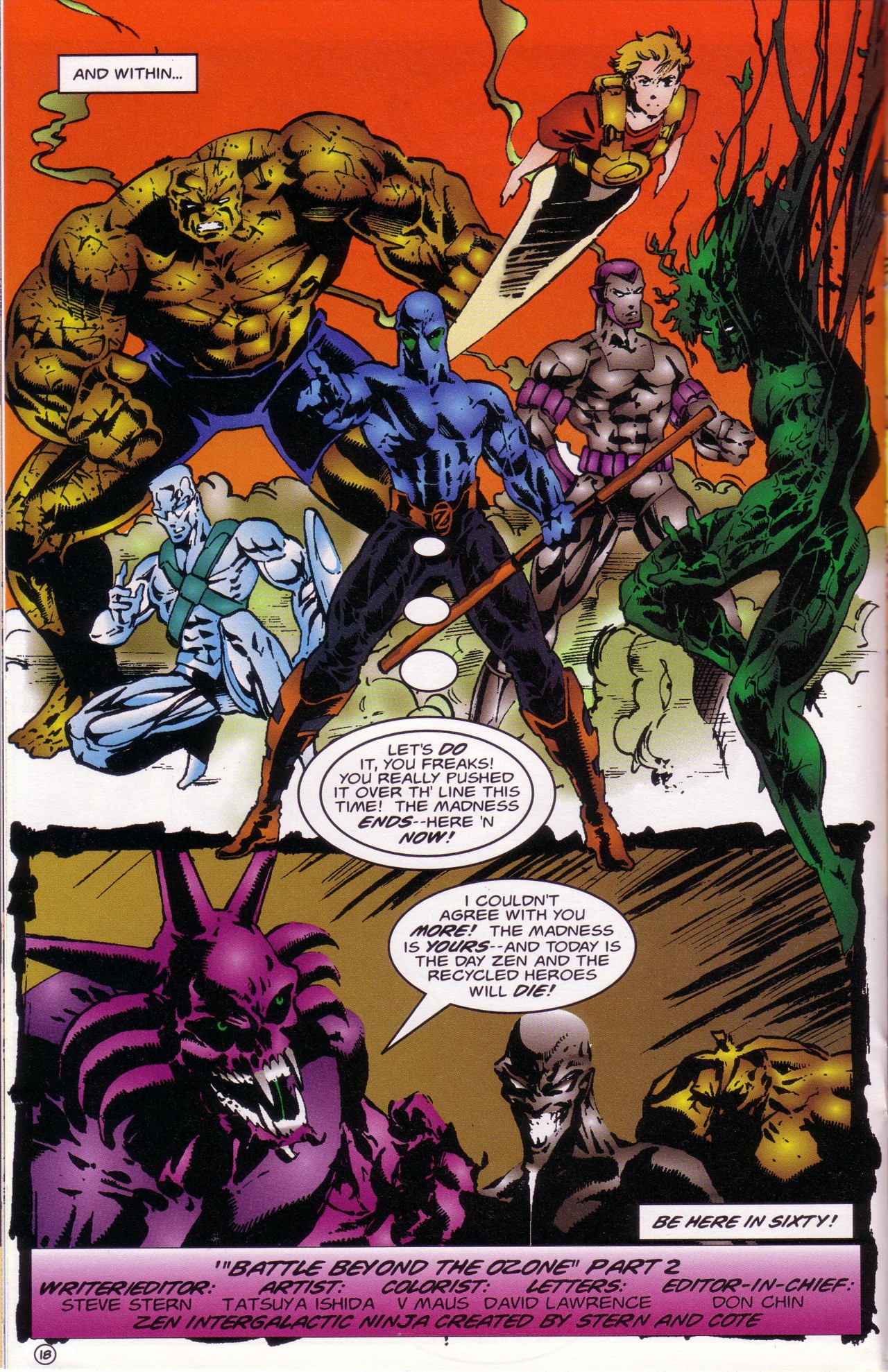Read online Zen Intergalactic Ninja Color comic -  Issue #5 - 20