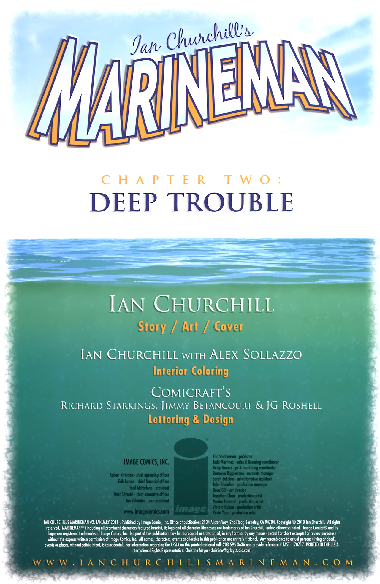 Read online Ian Churchill's Marineman comic -  Issue #2 - 2