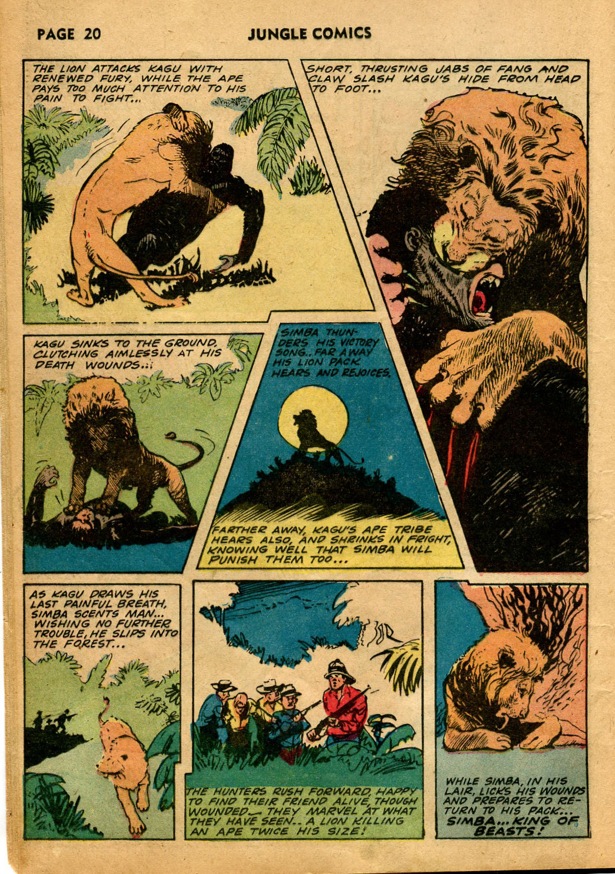 Read online Jungle Comics comic -  Issue #40 - 22