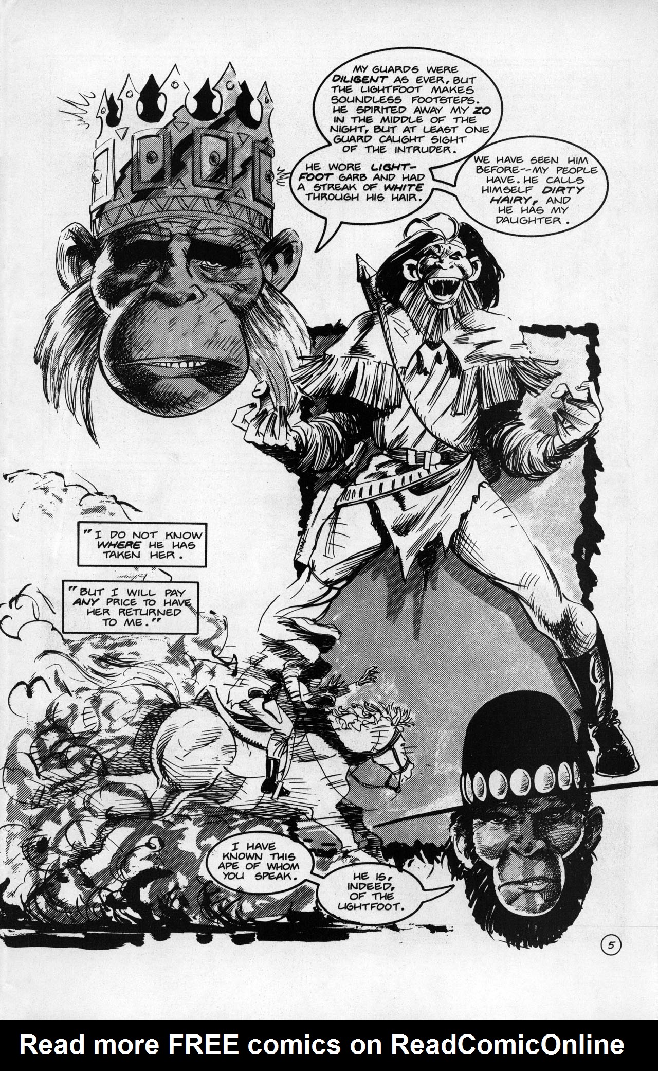 Read online Planet of the Apes (1990) comic -  Issue #20 - 7