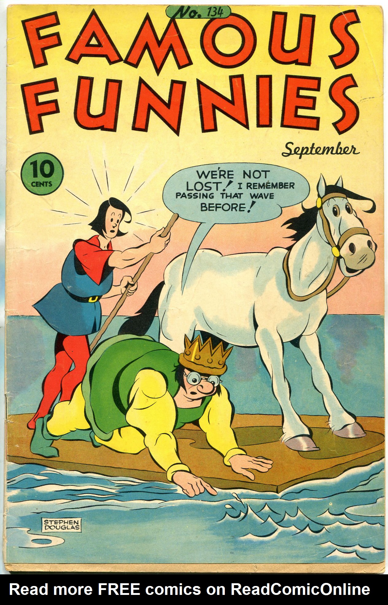 Read online Famous Funnies comic -  Issue #134 - 1