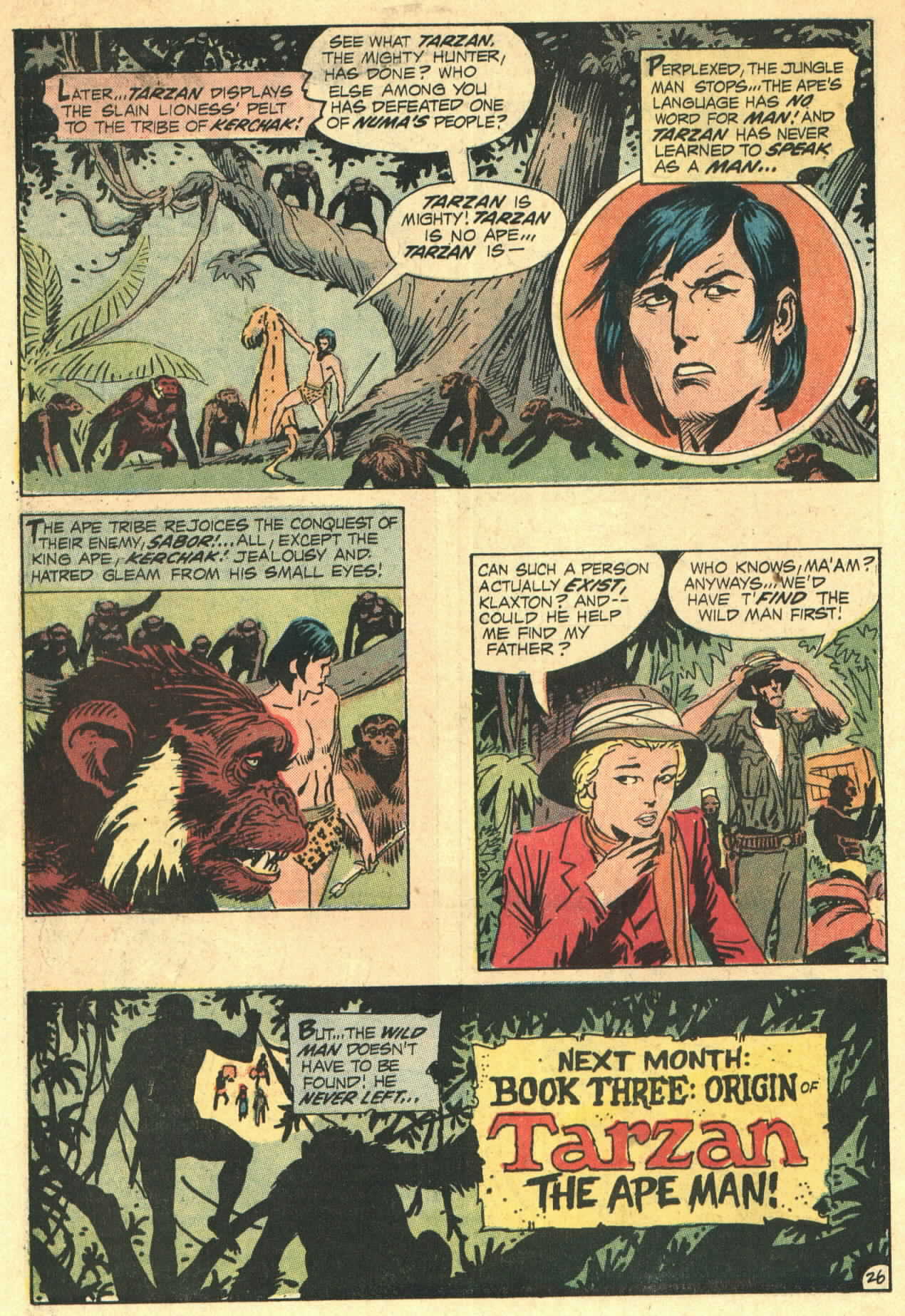 Read online Tarzan (1972) comic -  Issue #208 - 27