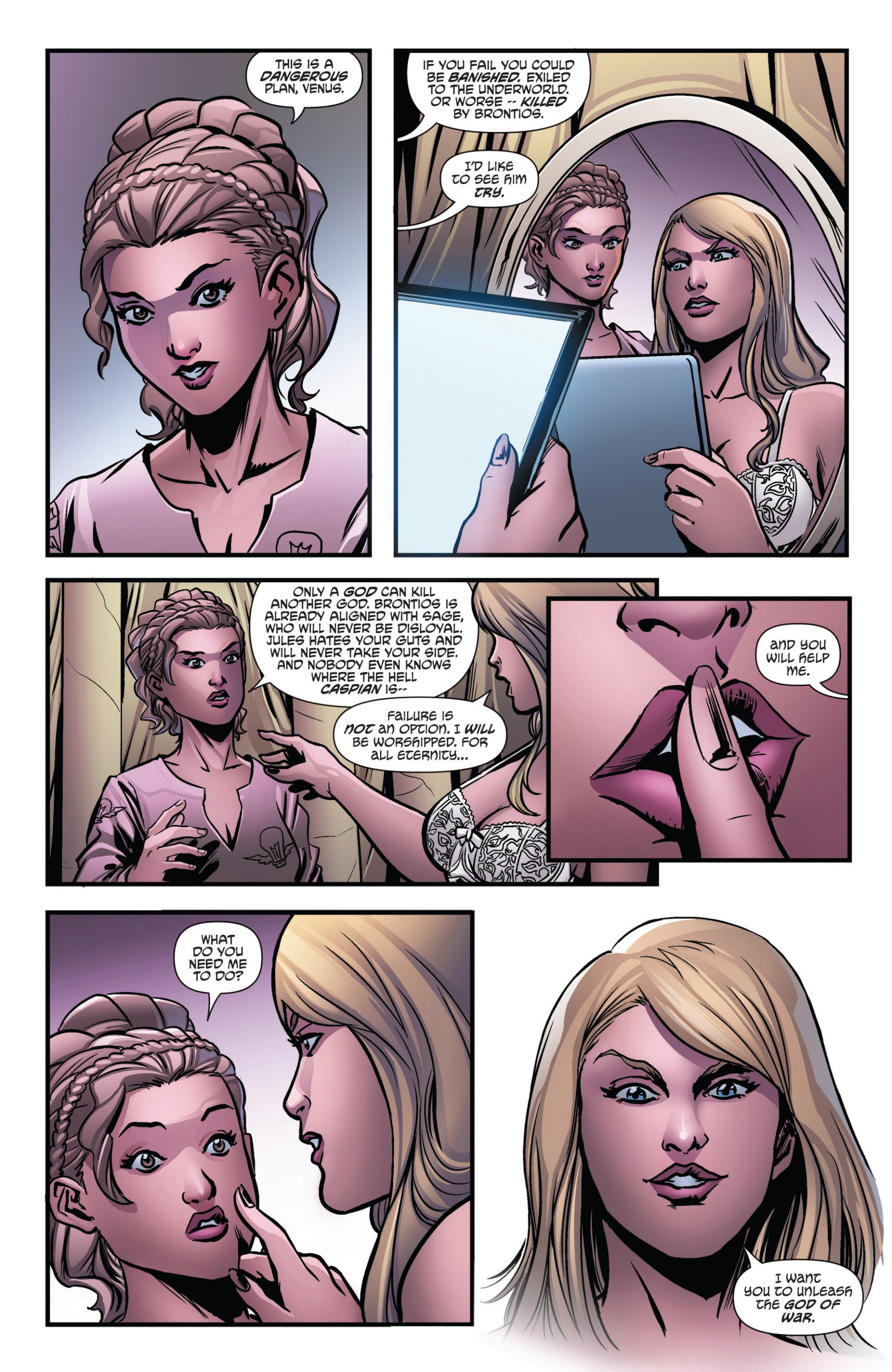 Read online Grimm Fairy Tales presents Goddess Inc. comic -  Issue #1 - 7