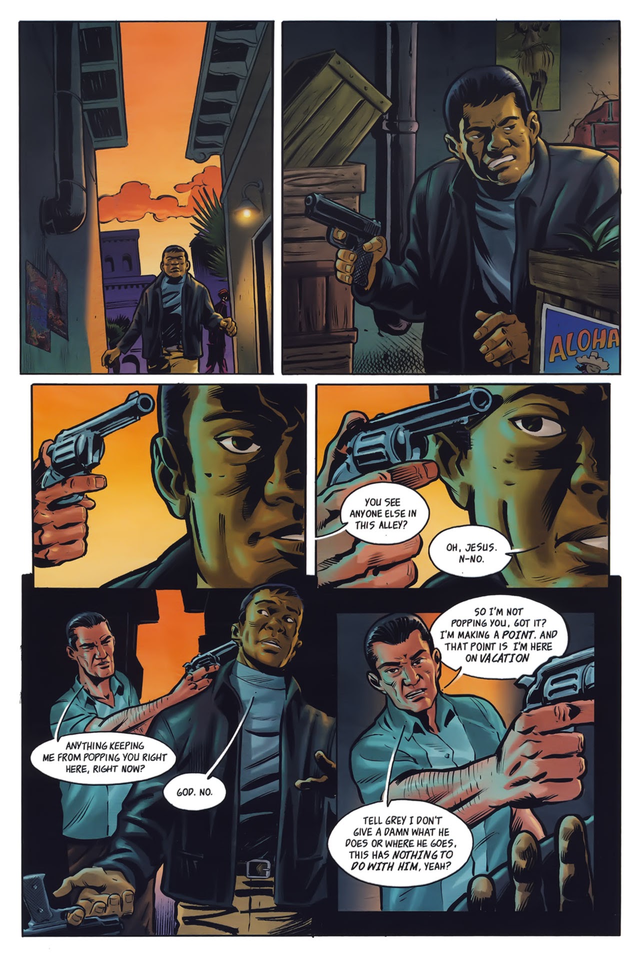 Read online Hawaiian Dick: Screaming Black Thunder comic -  Issue #5 - 28