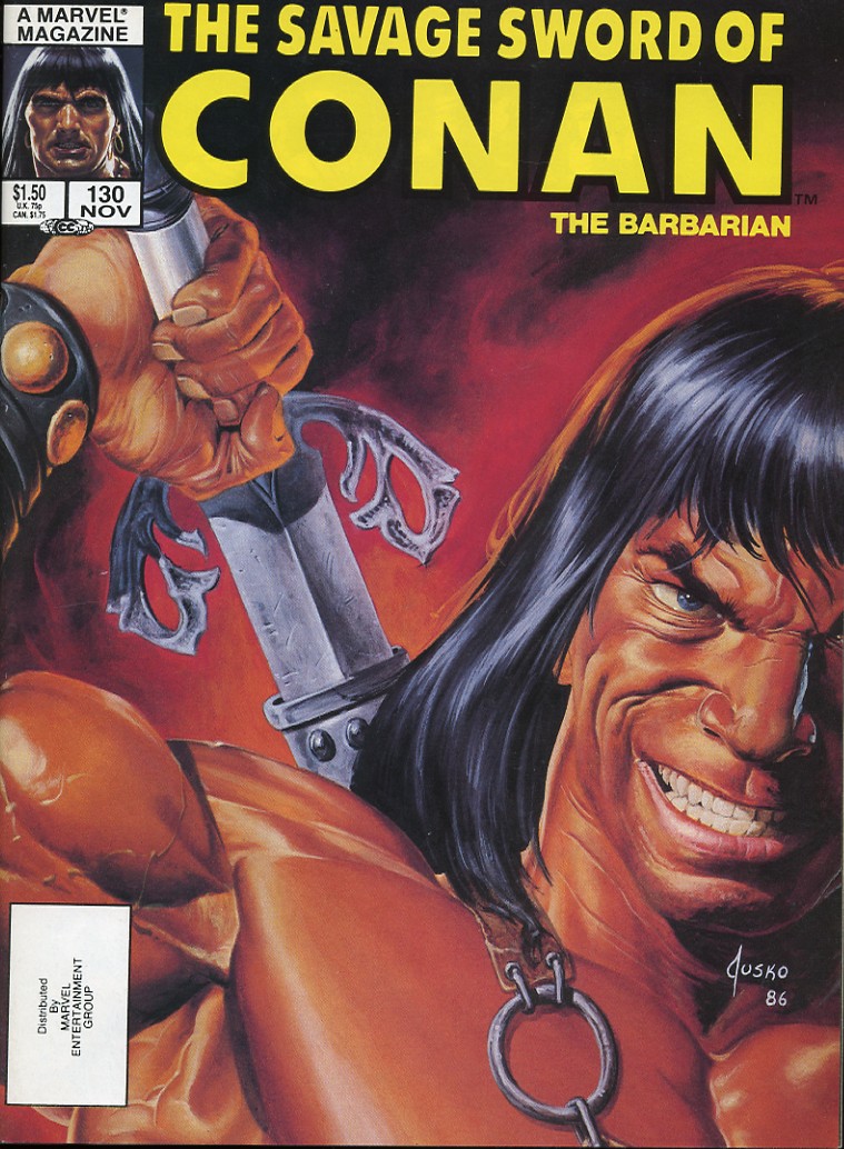 Read online The Savage Sword Of Conan comic -  Issue #130 - 1