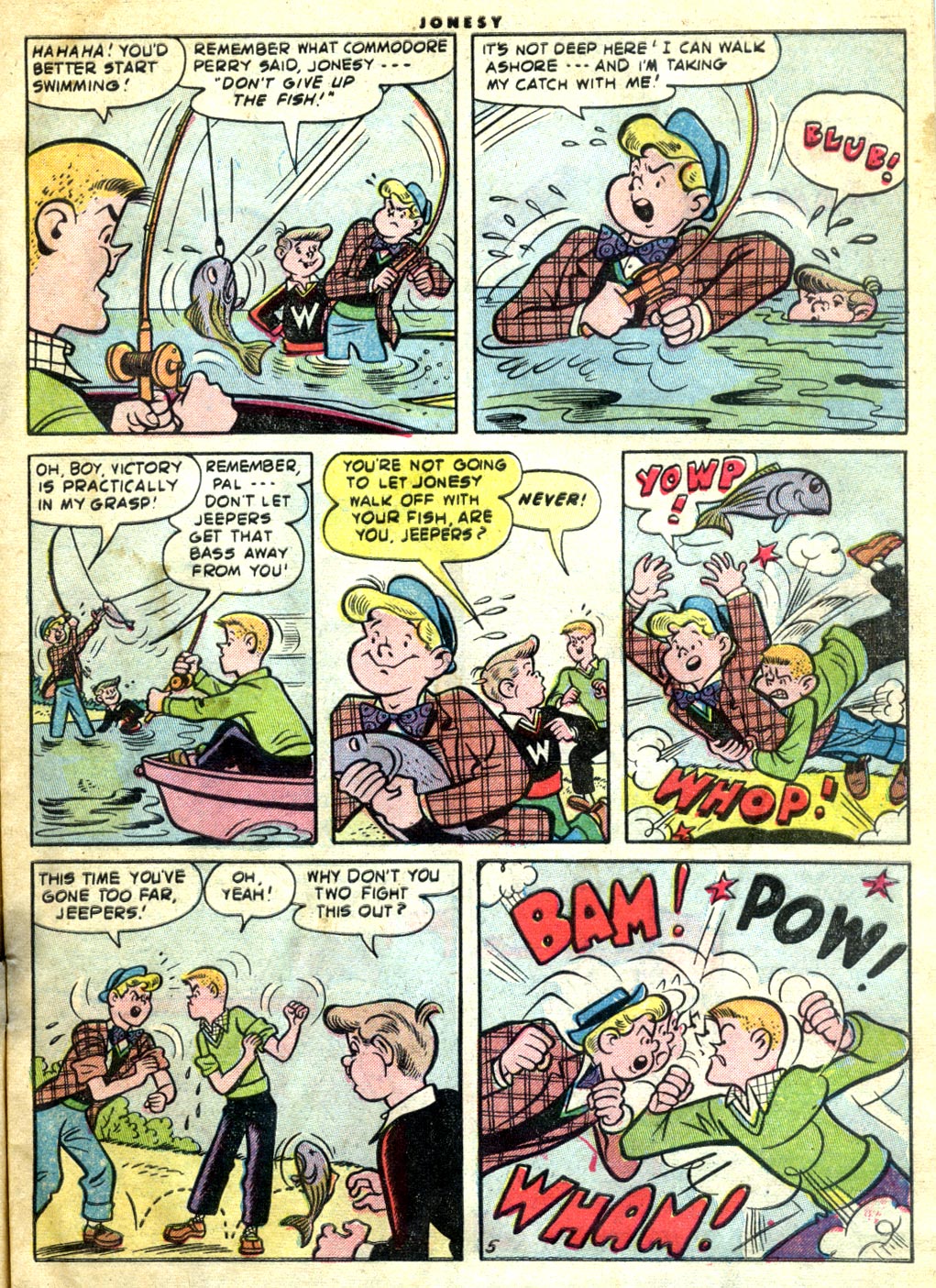 Read online Jonesy (1953) comic -  Issue #6 - 7