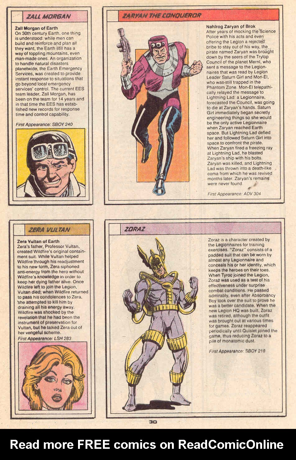 Read online Who's Who in the Legion of Super-Heroes comic -  Issue #7 - 32