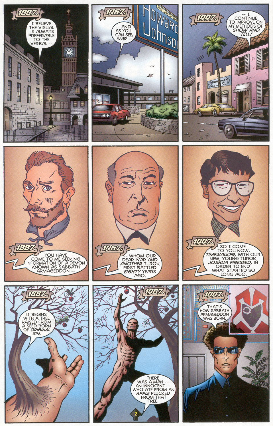 Read online Turok / Timewalker: Seventh Sabbath comic -  Issue #2 - 3