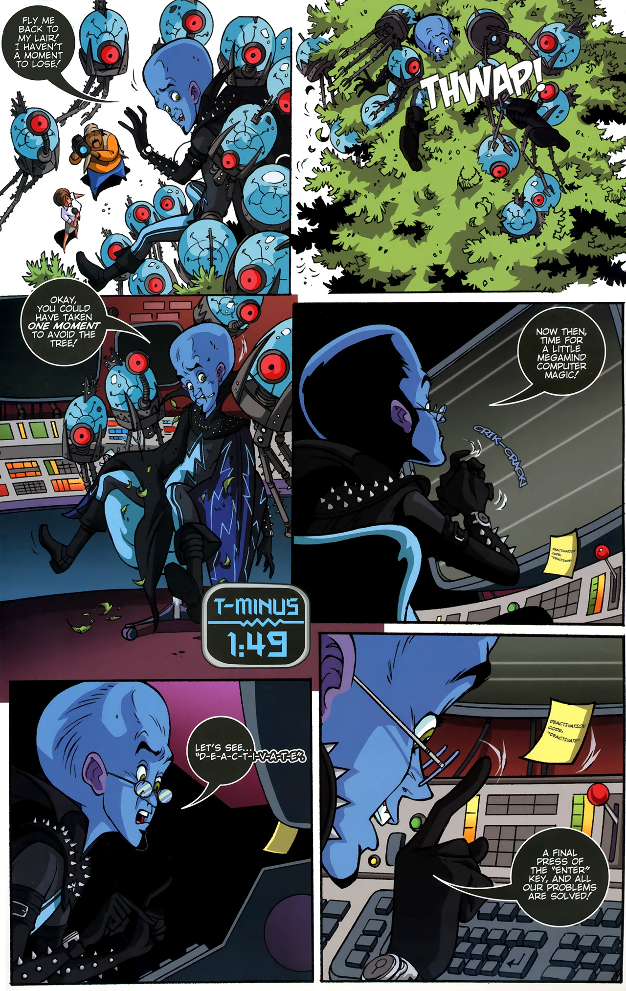 Read online Megamind: Bad. Blue. Brilliant. comic -  Issue #3 - 25