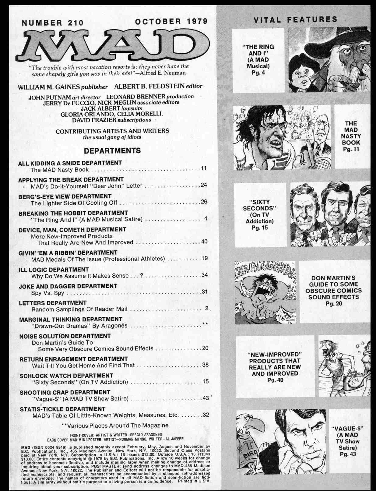 Read online MAD comic -  Issue #210 - 3