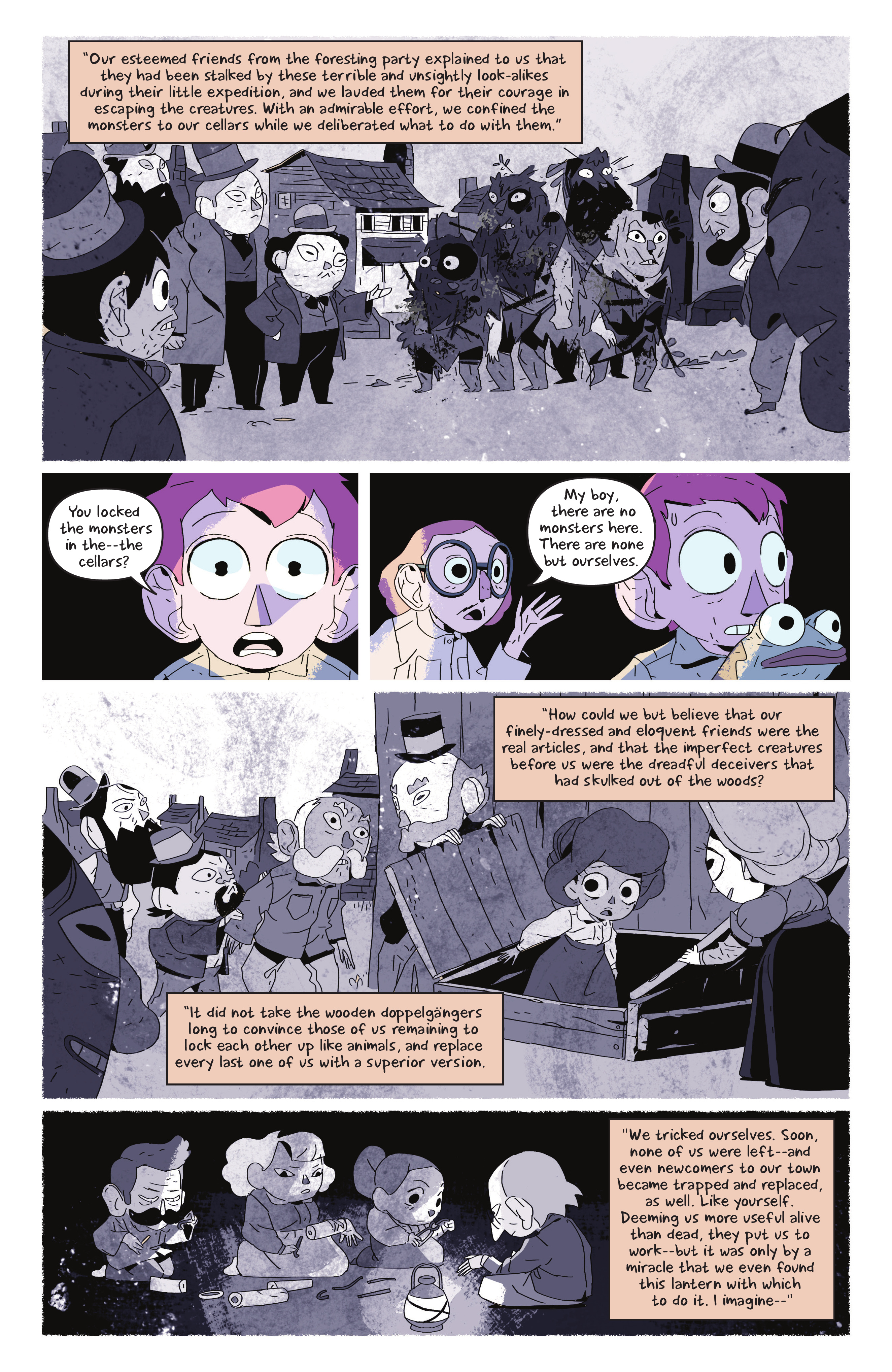 Read online Over the Garden Wall: Hollow Town comic -  Issue # TPB - 91