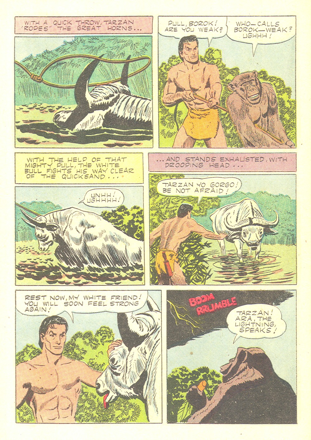 Read online Tarzan (1948) comic -  Issue #74 - 10