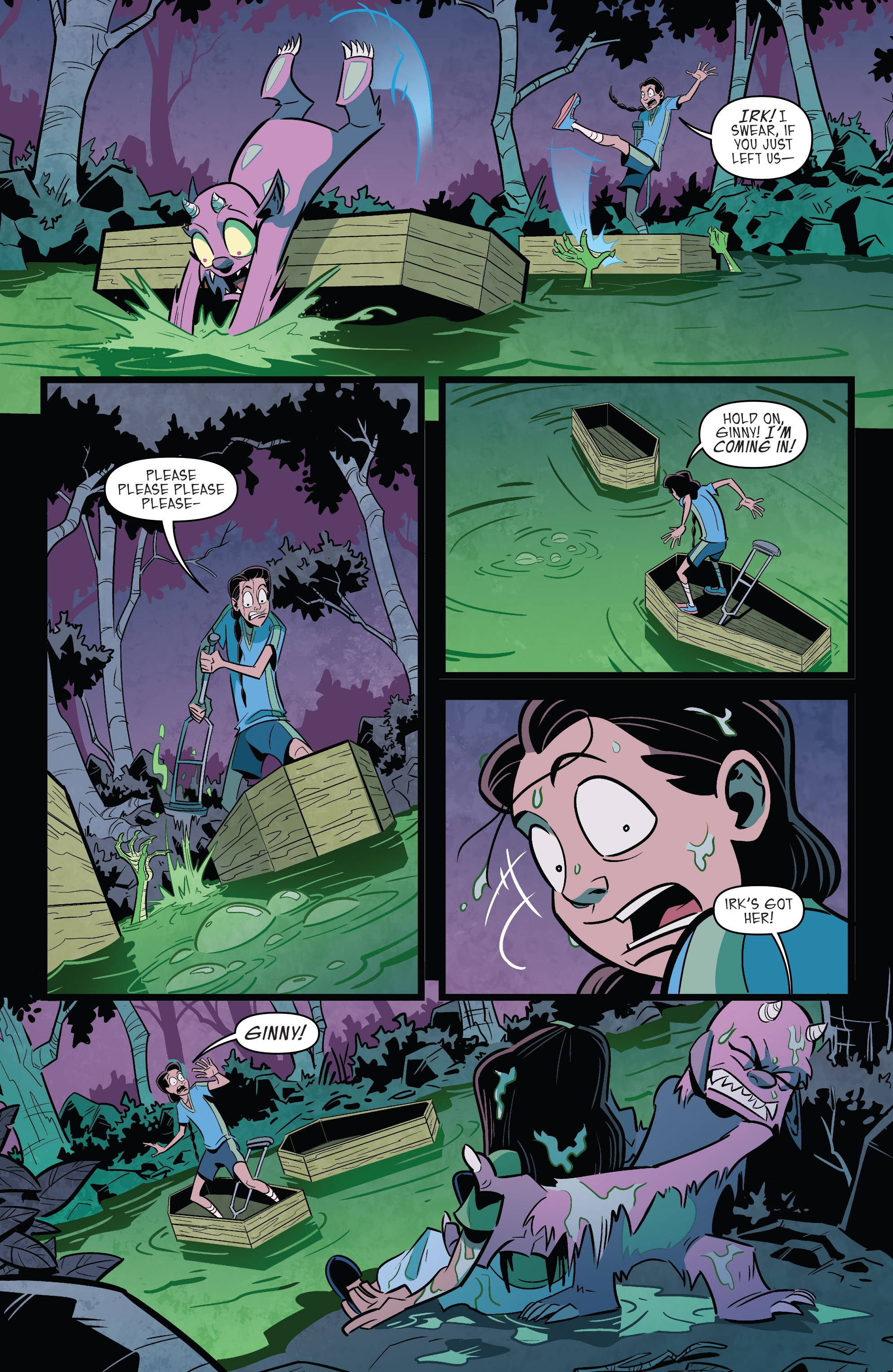 Read online Goosebumps: Monsters At Midnight comic -  Issue #2 - 16