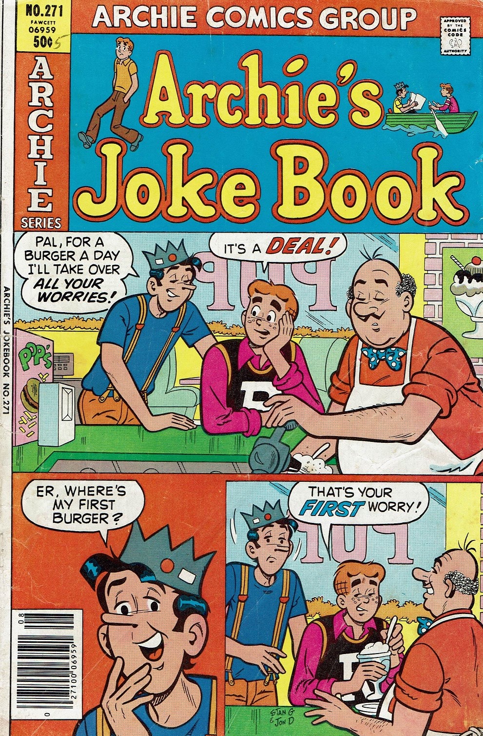 Read online Archie's Joke Book Magazine comic -  Issue #271 - 1
