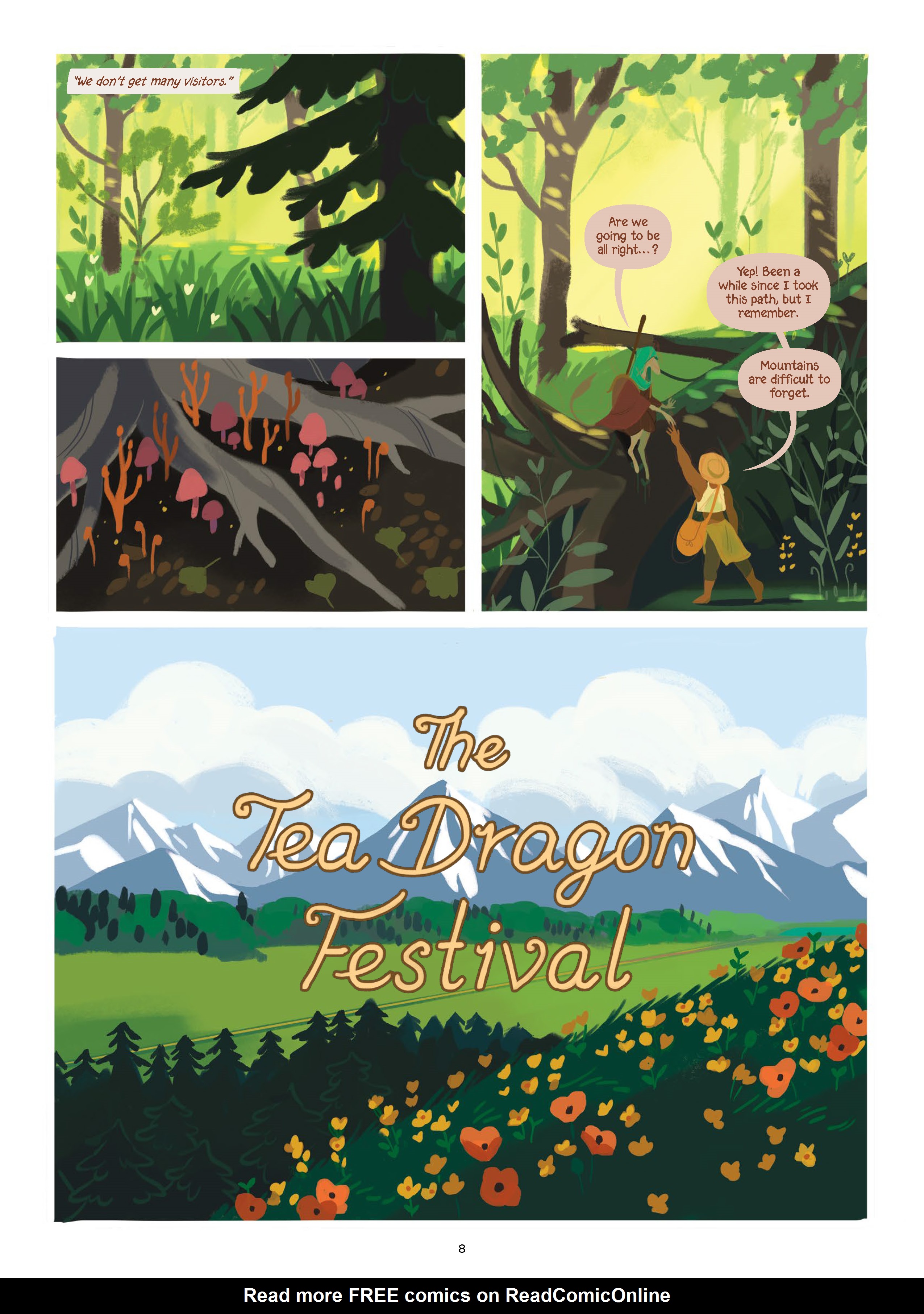 Read online The Tea Dragon Series comic -  Issue # The Tea Dragon Festival - 9
