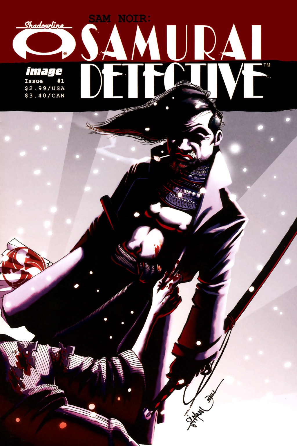 Read online Sam Noir: Samurai Detective comic -  Issue #1 - 1