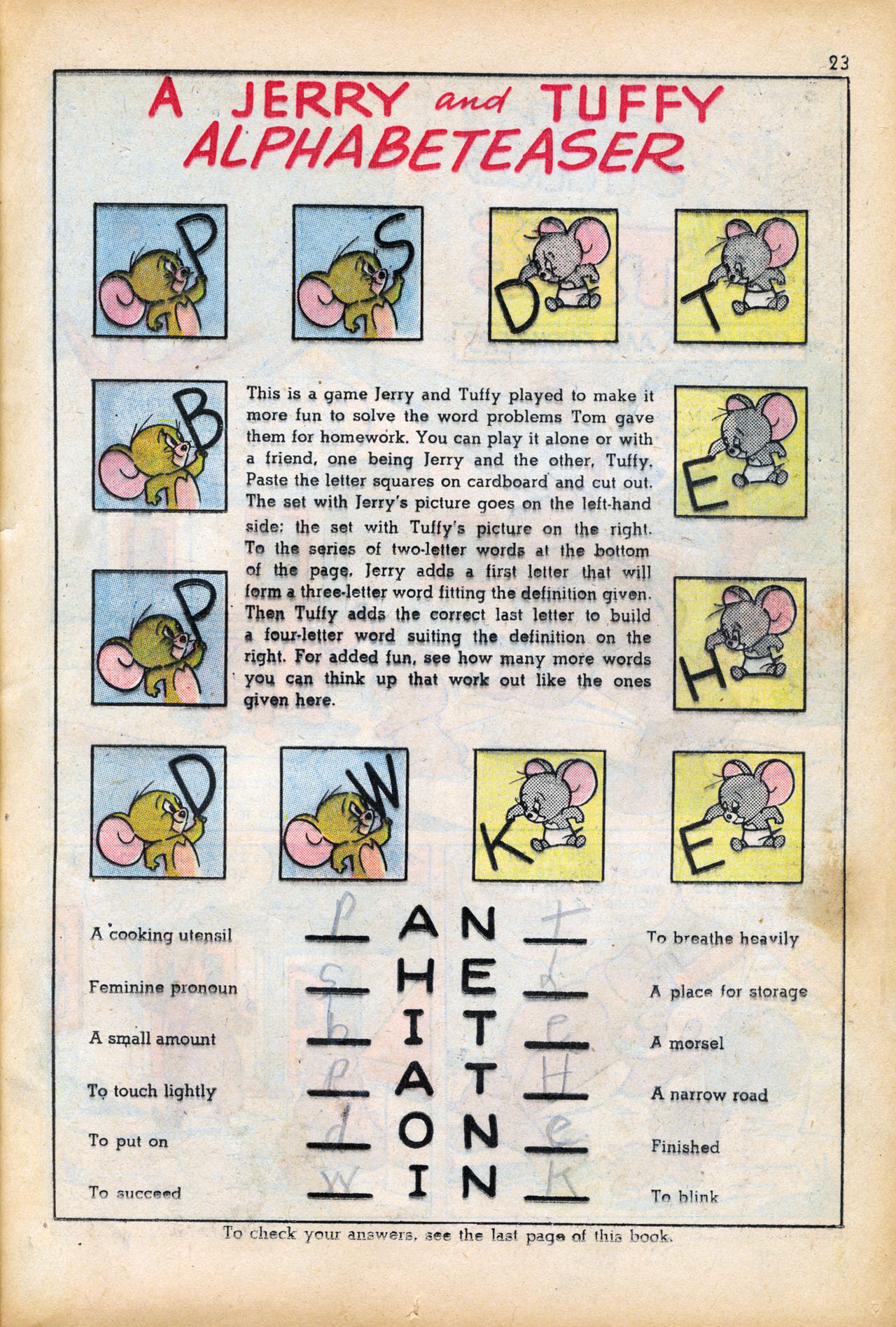 Read online Tom & Jerry's Back to School comic -  Issue # TPB - 25